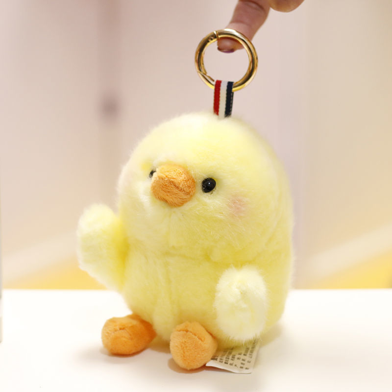 12CM woolen round ball pendant, 5-inch plush toy doll, claw machine, cute animal doll Item Picture