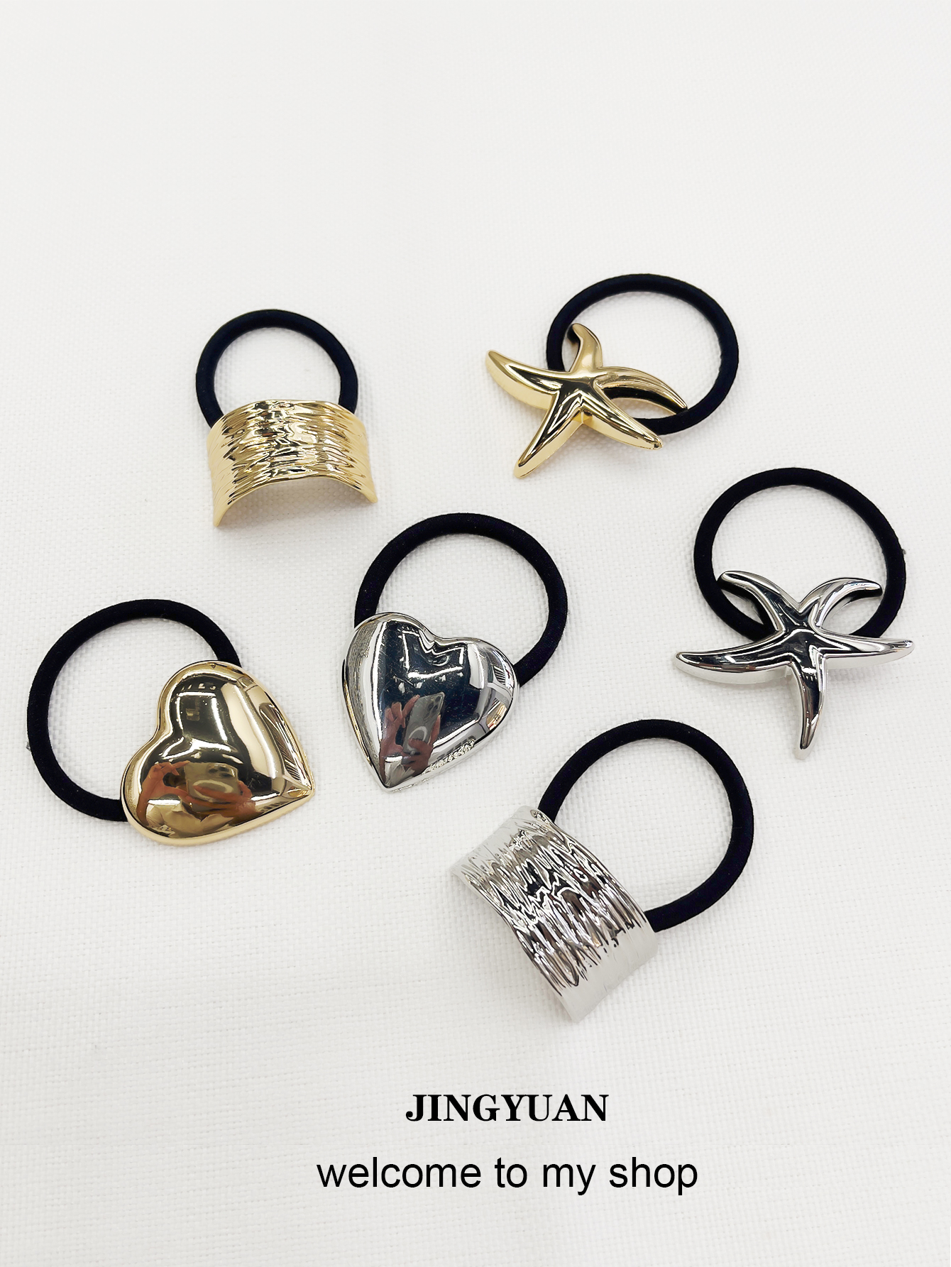 皮筋/头绳/头饰白底实物图