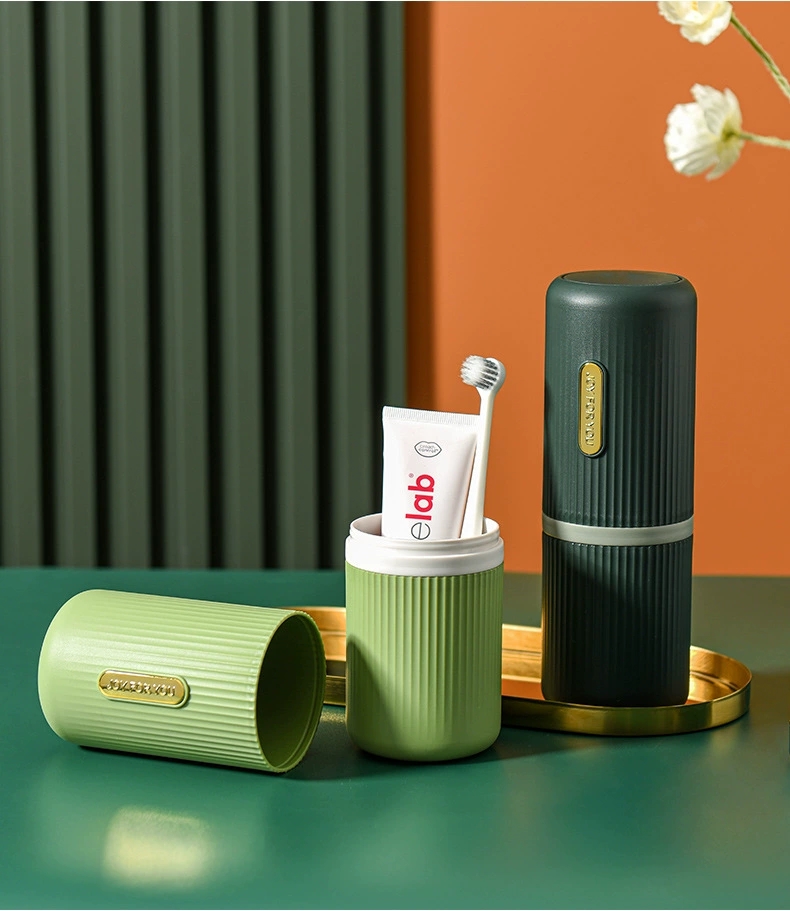 M73-6209 Light Luxury Travel Toothbrush Cup, makeup brush storage box, Toothbrush box, washbasin Cup, Multi-functional mouthwash cup detail image 12