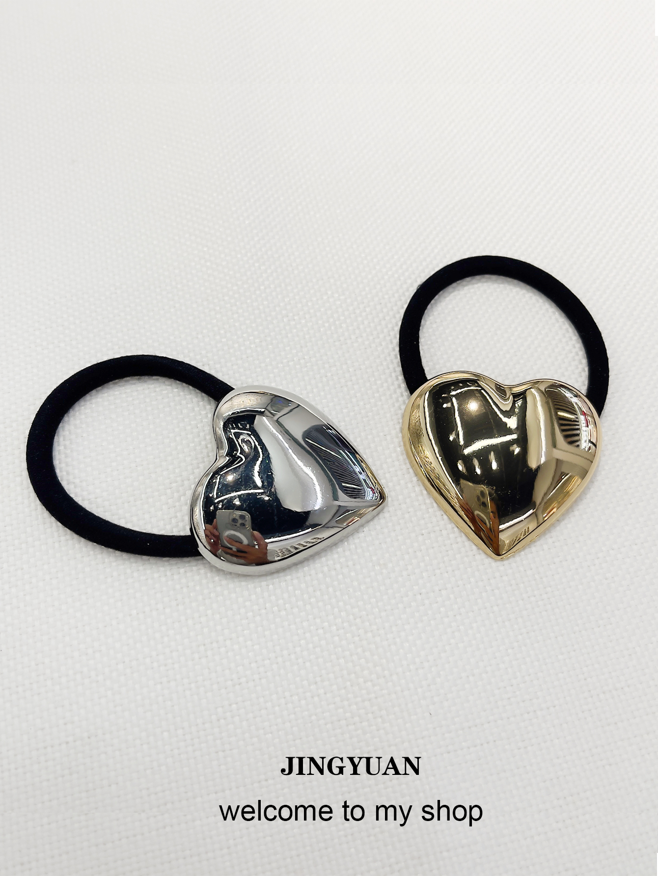 拉丝不规则小众设计海浪发圈新款发绳气质扎头绳女高弹橡皮筋详情6