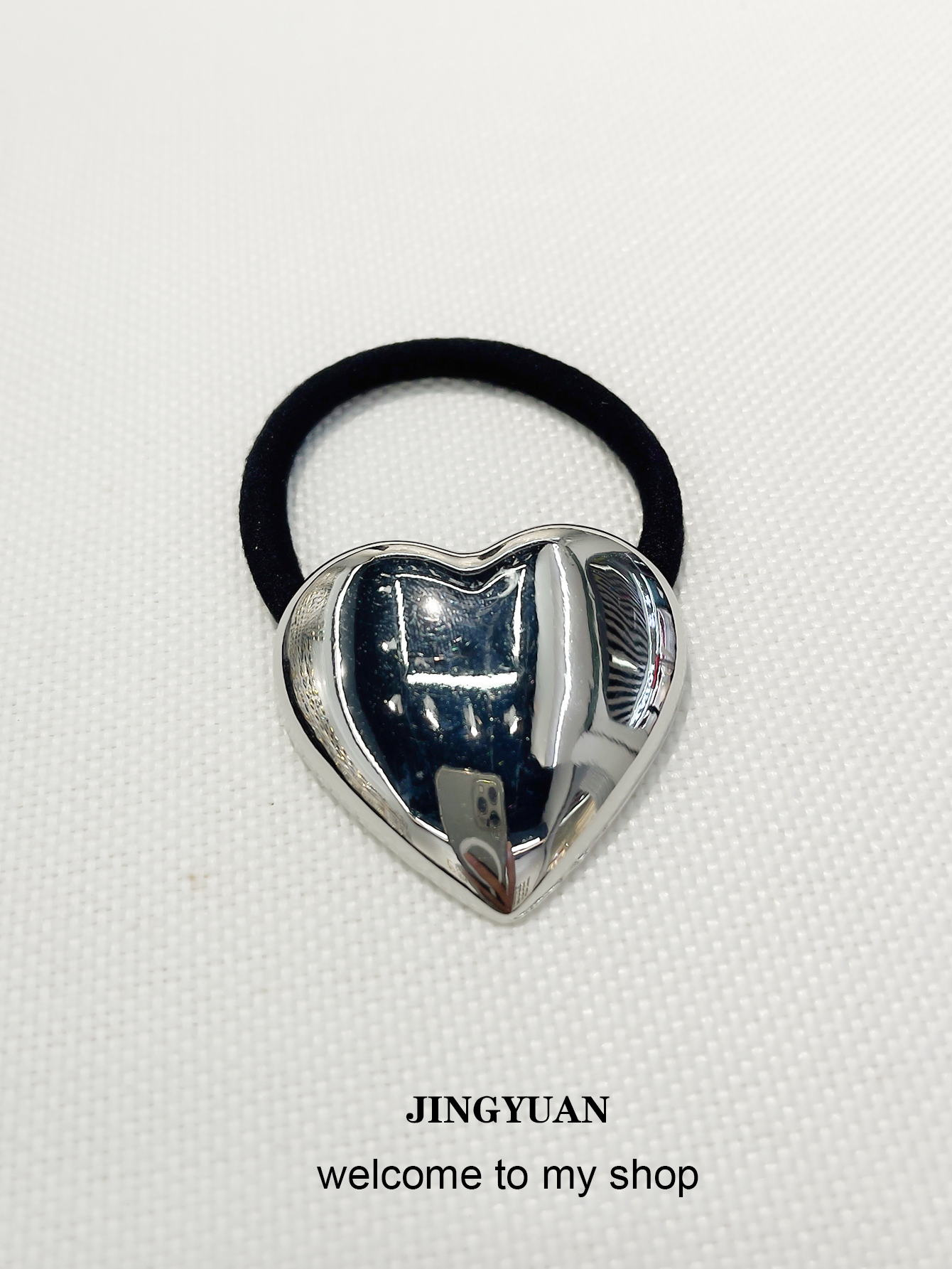 拉丝不规则小众设计海浪发圈新款发绳气质扎头绳女高弹橡皮筋详情8