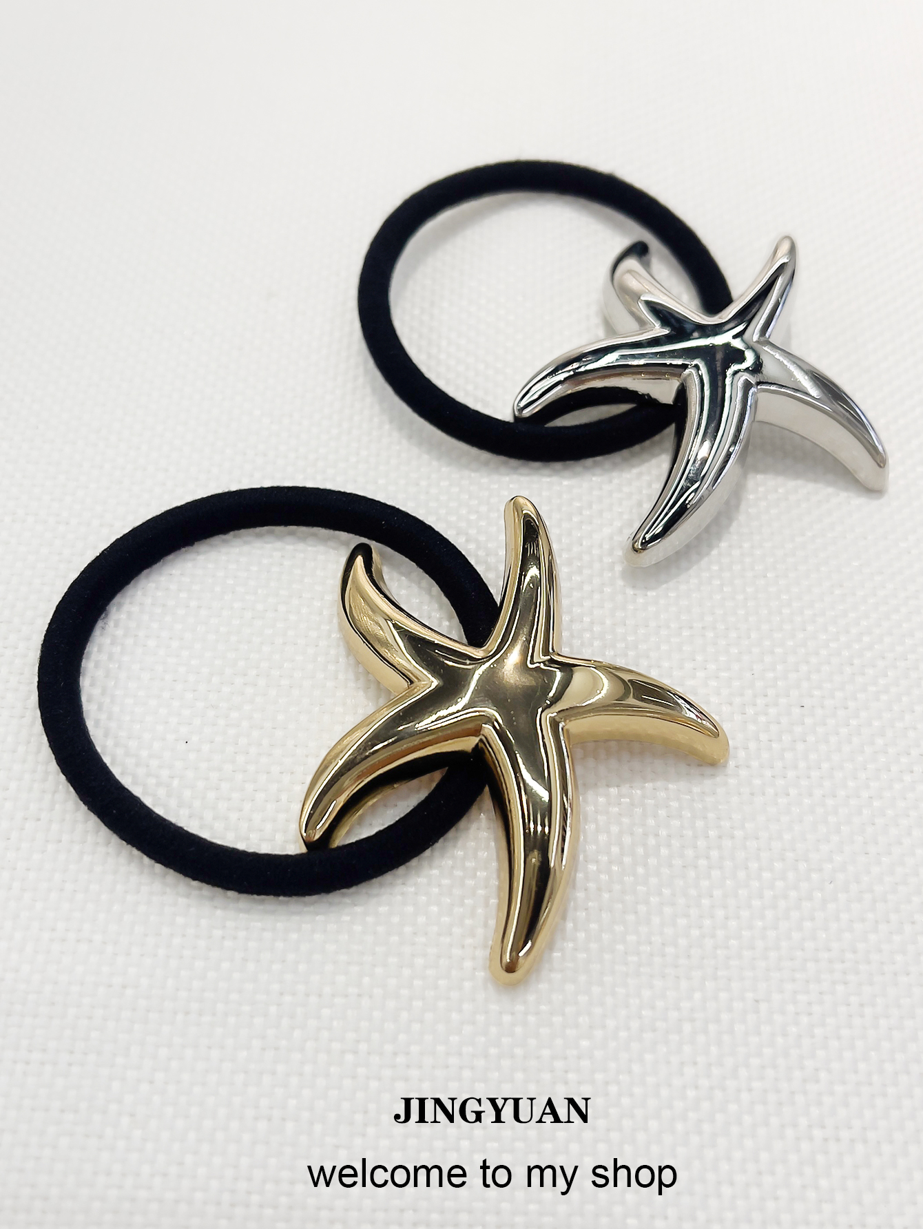 拉丝不规则小众设计海浪发圈新款发绳气质扎头绳女高弹橡皮筋详情4