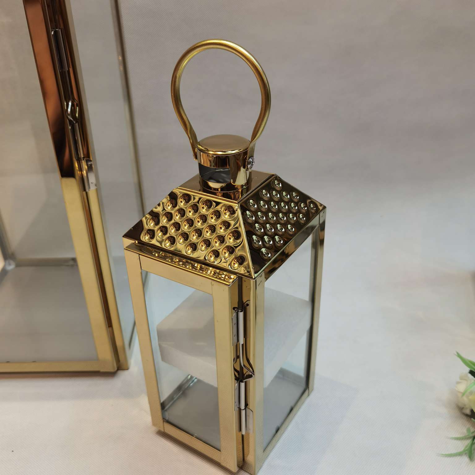 不锈钢风灯烛台 工艺品礼品 庭院摆件 精致工艺摆件 打造室外风景线家居摆件详情图5