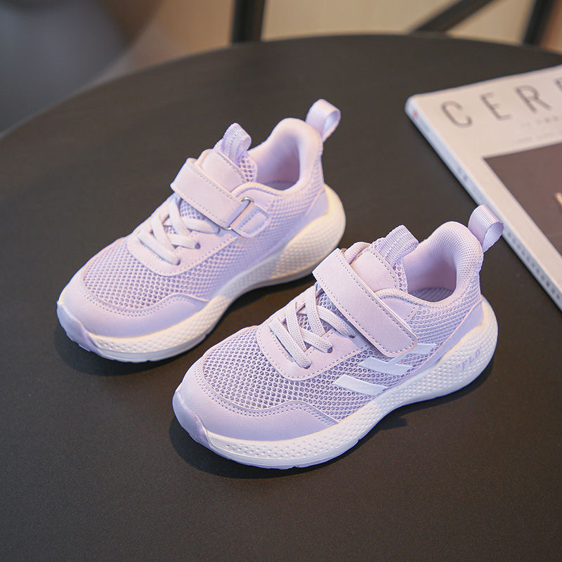 儿童运动鞋2024春秋新款女童春秋款超轻软底防滑耐磨减震透气网鞋