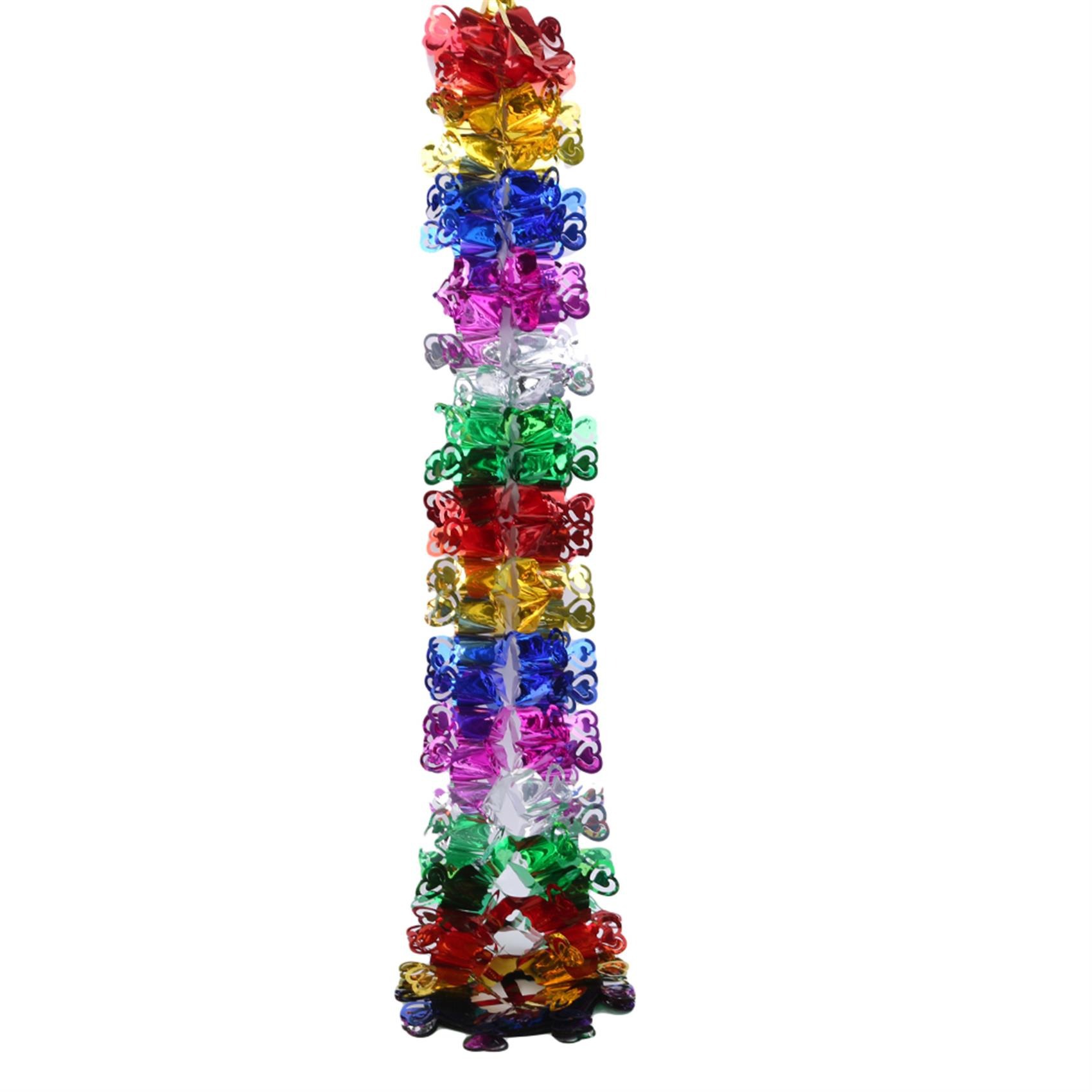 Cross Border Explosive Young Tree Colorful Christmas Ribbon Ribbon Decoration Ceiling Manufacturers Direct Ribbon Ribbon Rain Ribbon Light Ribbon Ribbon Rain Ribbon Light Ribbon Item Picture