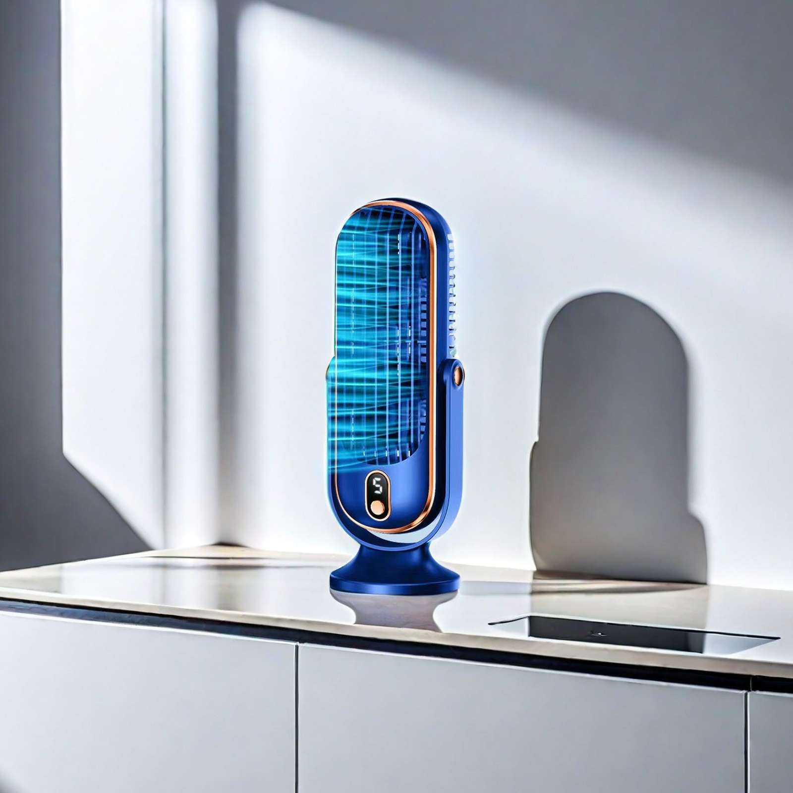 2024 New Desktop Portable Usb Rechargeable Car Home Brushless Motor Small Fan Shaking Head Fan Youpotential Wholesale Fan Small Fan undefined
