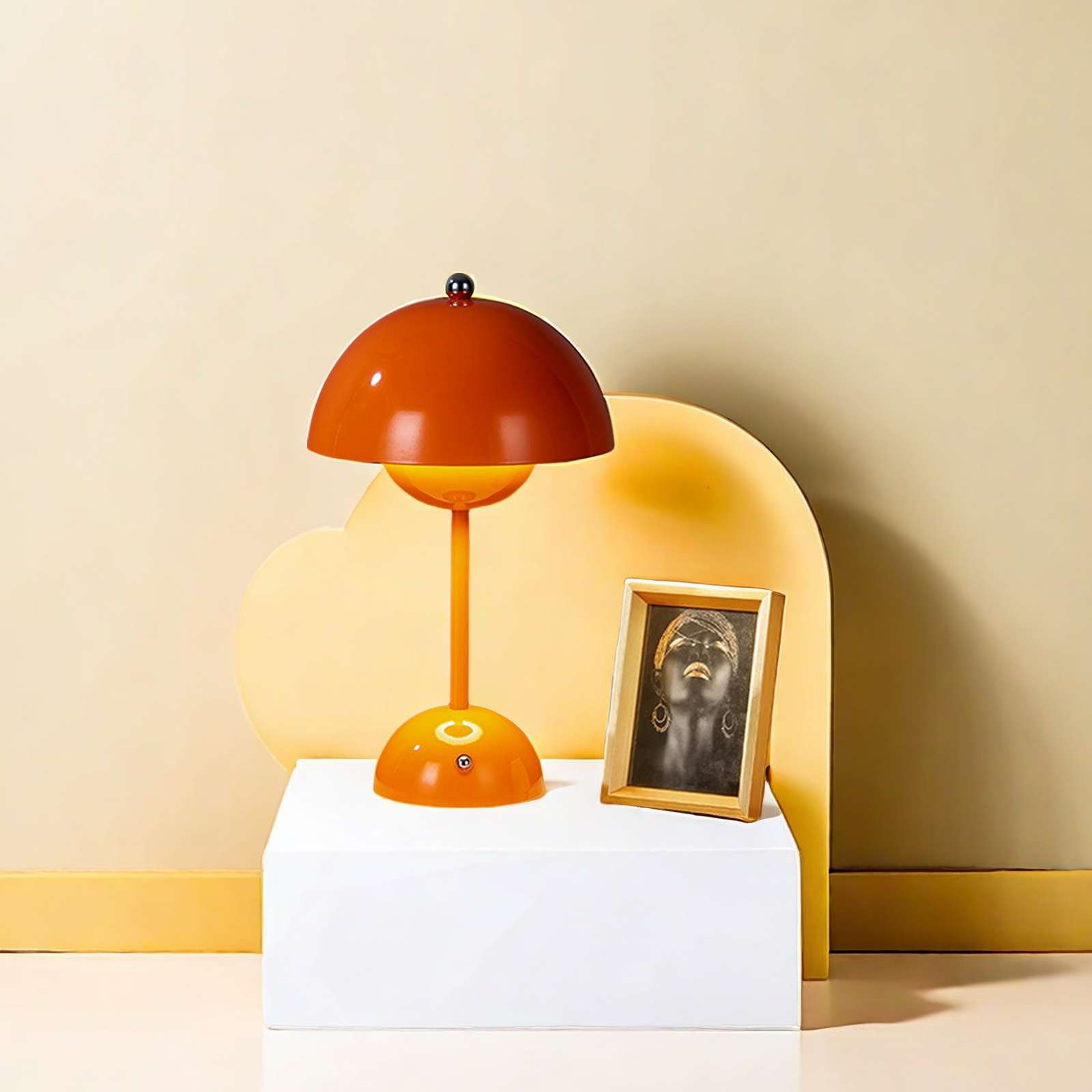 Custom Pod Lamp Bedroom Bedside Charging Small Lamp Restaurant Bar Ambiance Lamp Decoration Small Night Light Mushroom Lamp Christmas undefined