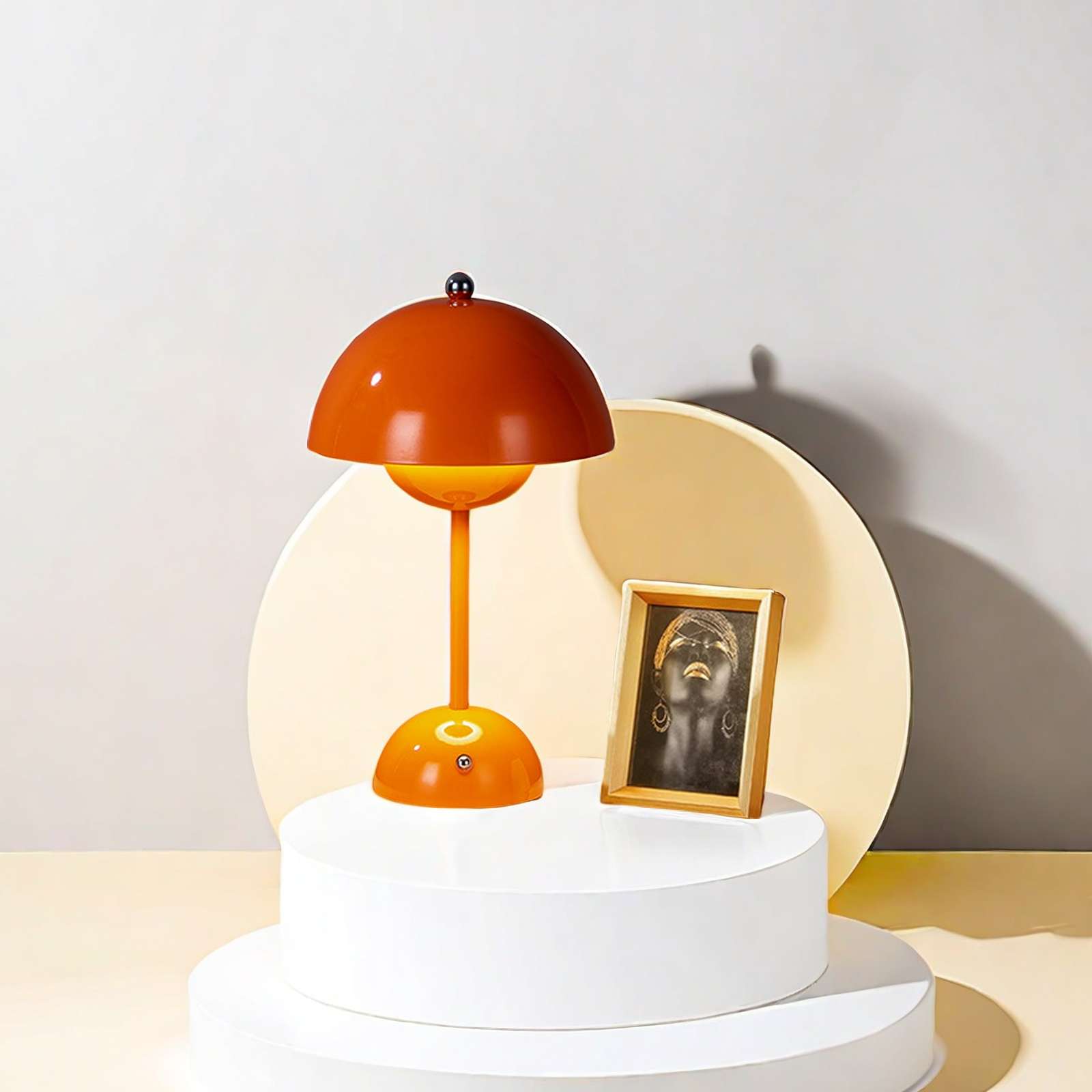 Custom Pod Lamp Bedroom Bedside Charging Small Lamp Restaurant Bar Ambiance Lamp Decoration Small Night Light Mushroom Lamp Christmas undefined