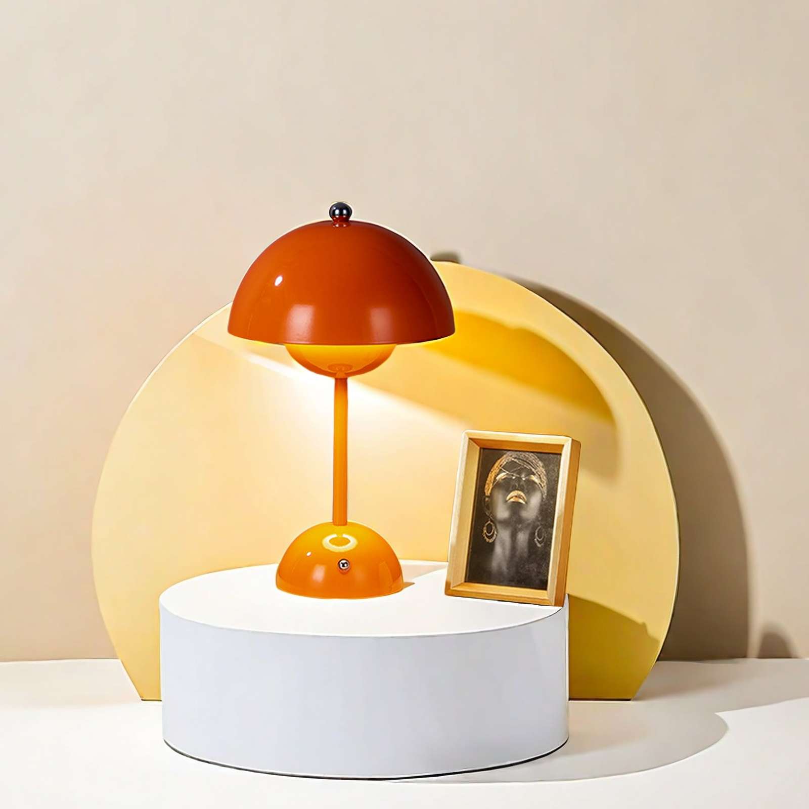 Custom Pod Lamp Bedroom Bedside Charging Small Lamp Restaurant Bar Ambiance Lamp Decoration Small Night Light Mushroom Lamp Christmas undefined