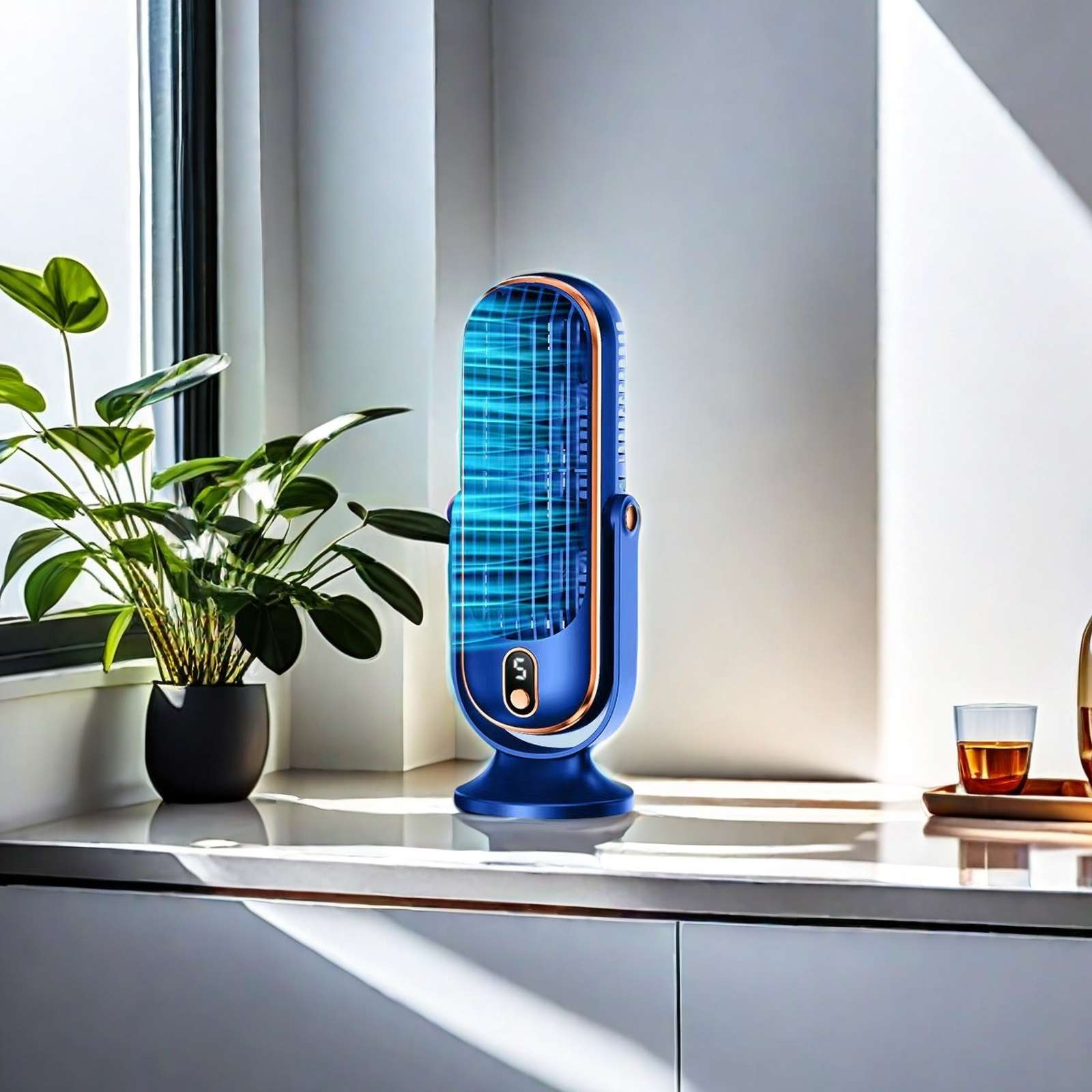 2024 New Desktop Portable Usb Rechargeable Car Home Brushless Motor Small Fan Shaking Head Fan Youpotential Wholesale Fan Small Fan undefined