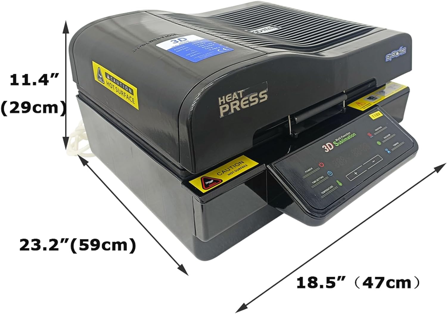Heat transfer 3d vacuum heat transfer T-shirt cup heat transfer machine flat logo heat sublimation machine equipment details Picture