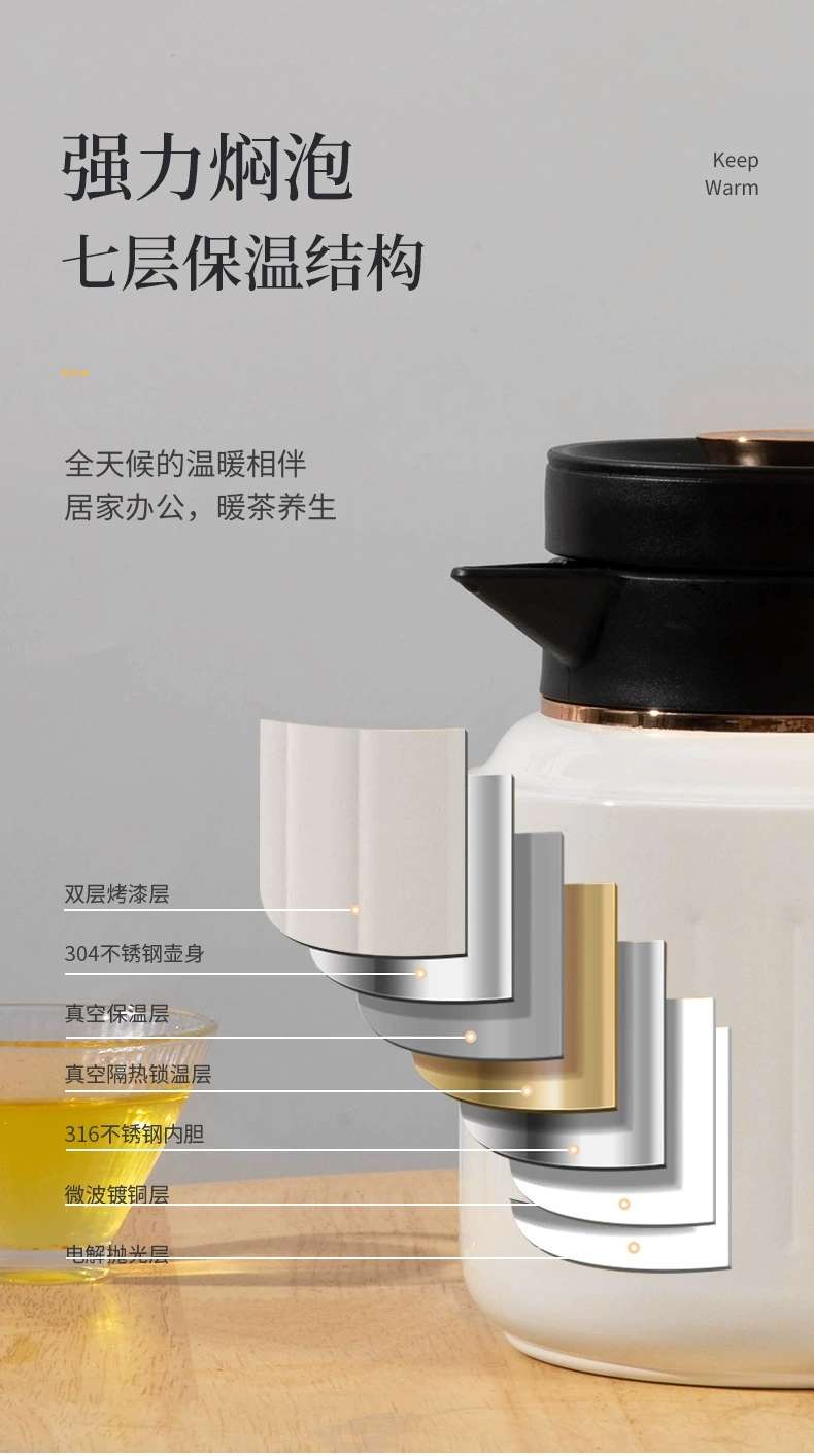 S98-YHSQ8163智能长效显温保温壶316不锈钢茶水分离焖茶壶大容量焖烧泡茶壶详情图11