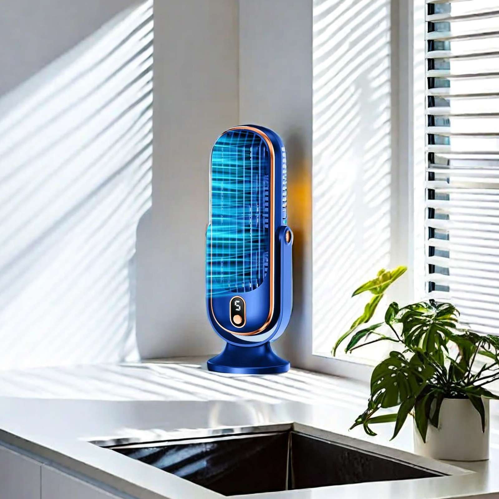 2024 New Desktop Portable Usb Rechargeable Car Home Brushless Motor Small Fan Shaking Head Fan Youpotential Wholesale Fan Small Fan undefined