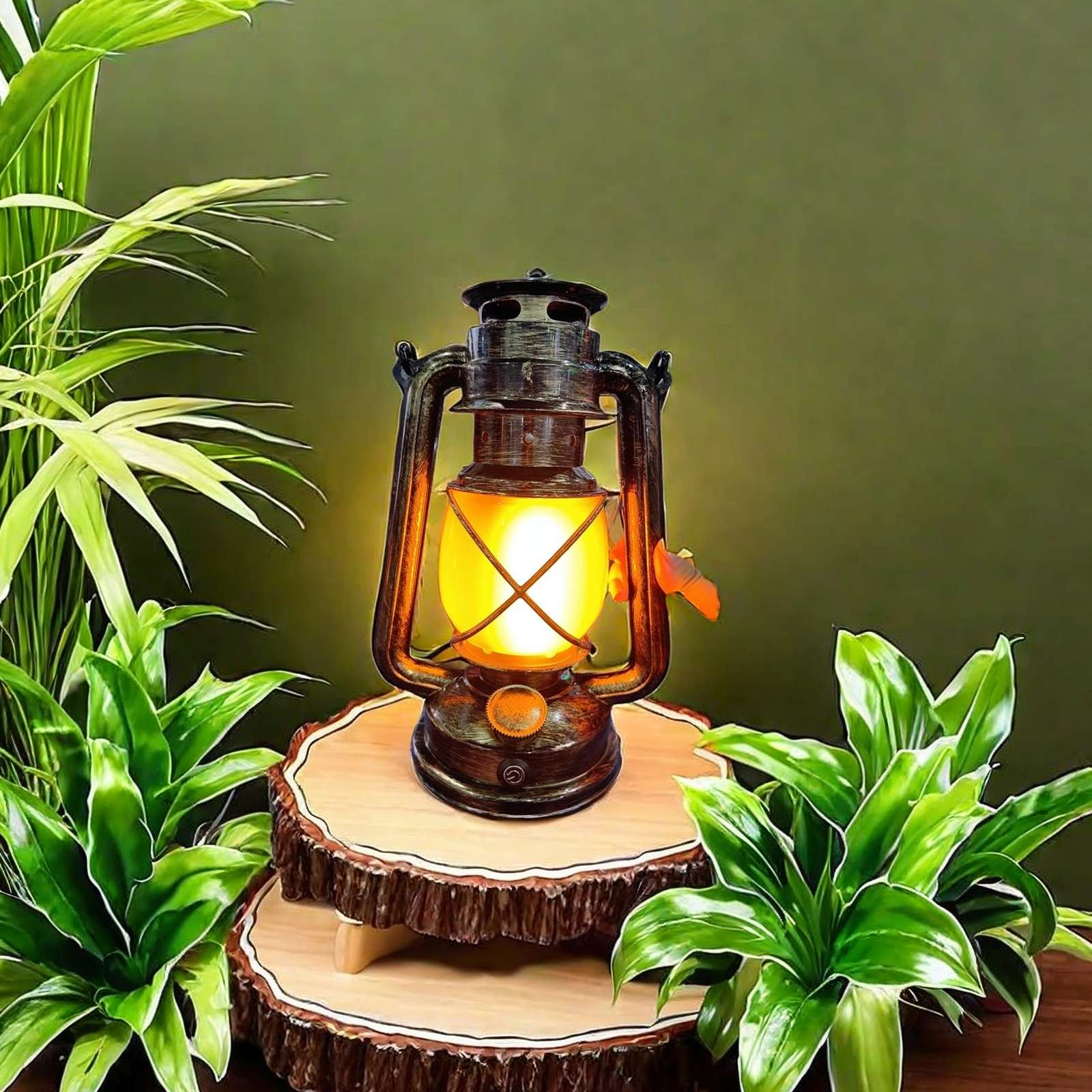 Tiktok Boom Camping Light Ambiance Light Flame Camping Light Tent Retro Horse Light Outdoor Hand Light Gift Christmas Lamp Eye Lamp undefined