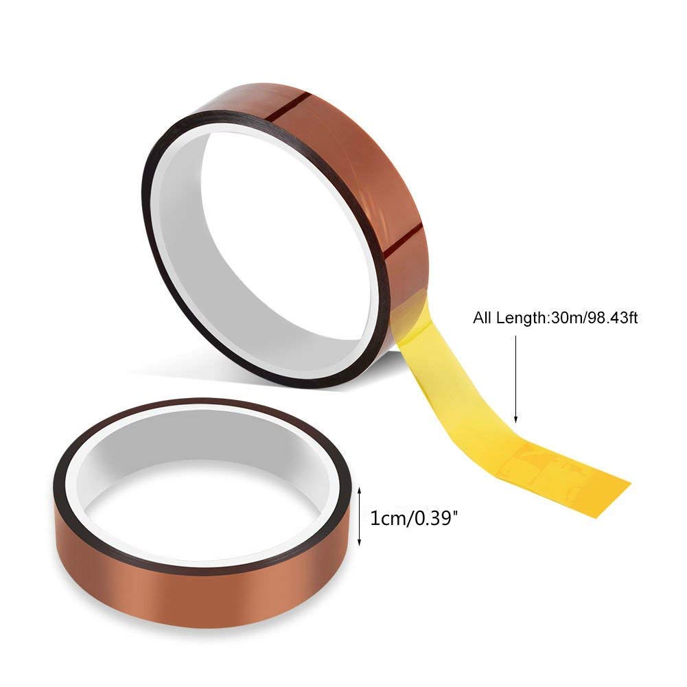 pet high-temperature resistant tape, industrial corrosion-resistant, non-residue adhesive, insulating and flame-retardant tape, brown color details Picture