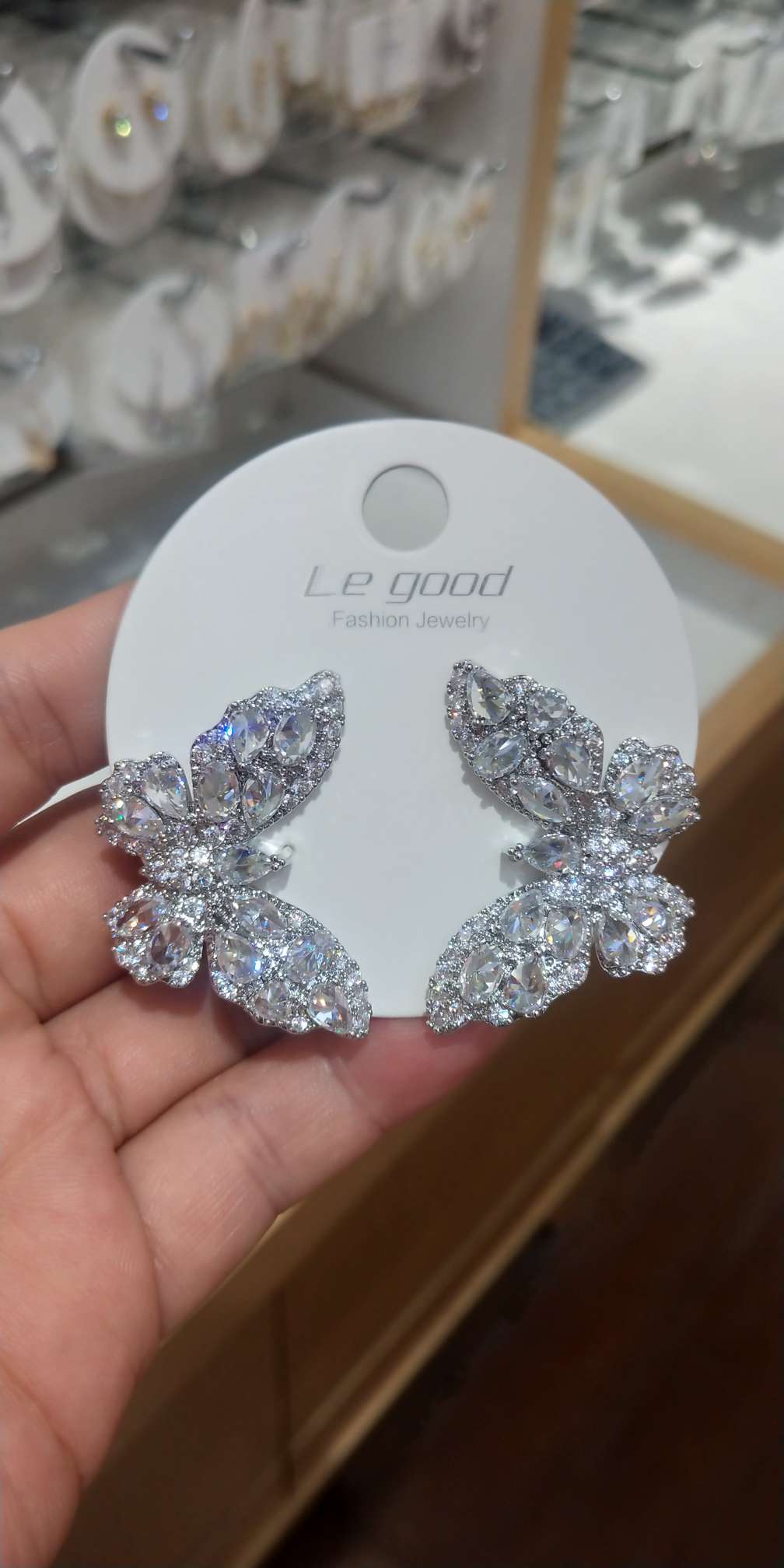 Zircon, earrings
