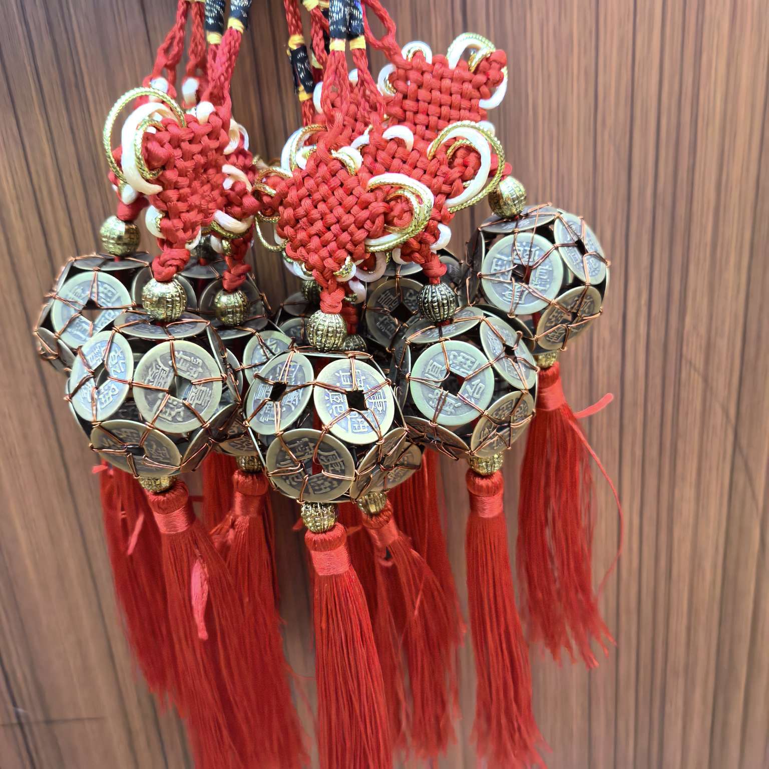 Yiwu City Lin 烺 handicrafts, wealth knot copper coin pendants, Lu Lu Tong Five Emperors pendants, street stall supply detail image 3