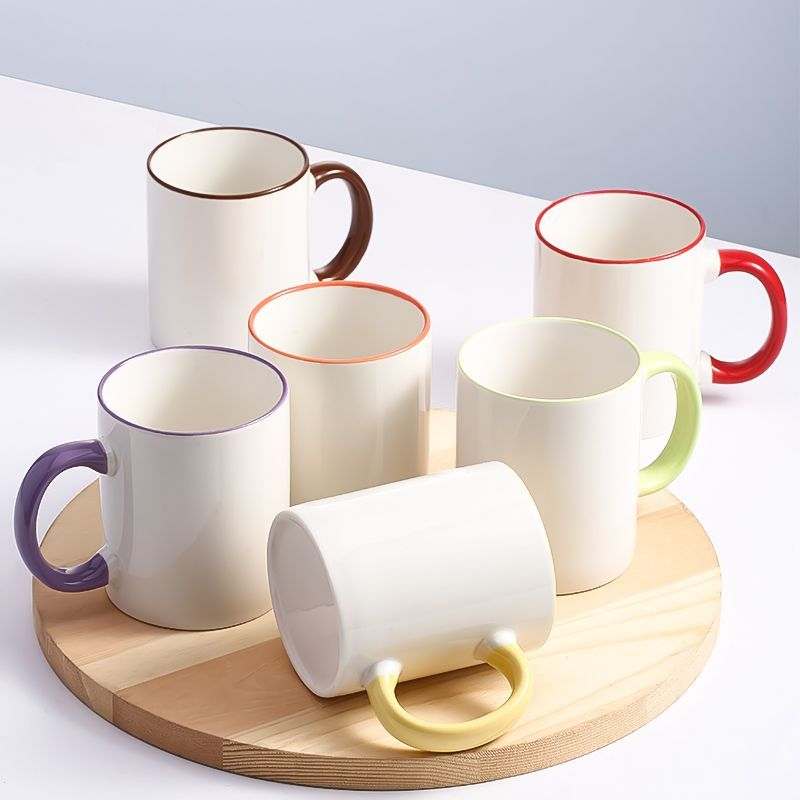 Heat transfer ceramic cups, blank ceramic mugs, heat transfer blank consumables, DIY creative blank sublimation ceramic mugs Application Scenario