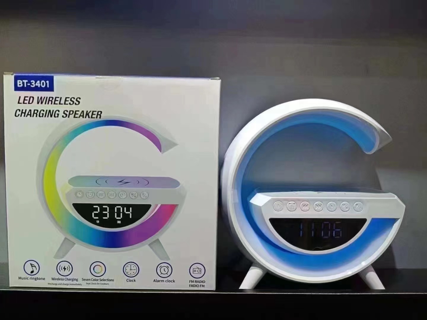 Big G Bluetooth speaker with seven-color lighting