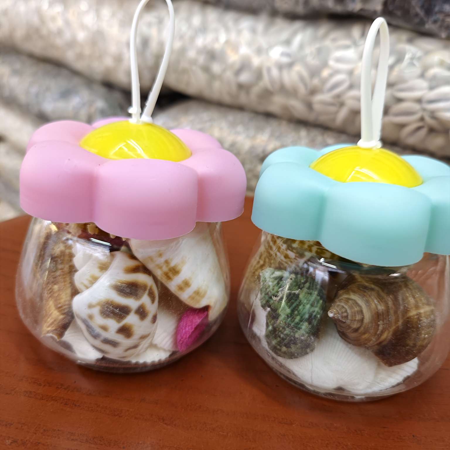 天然贝壳装饰小南瓜