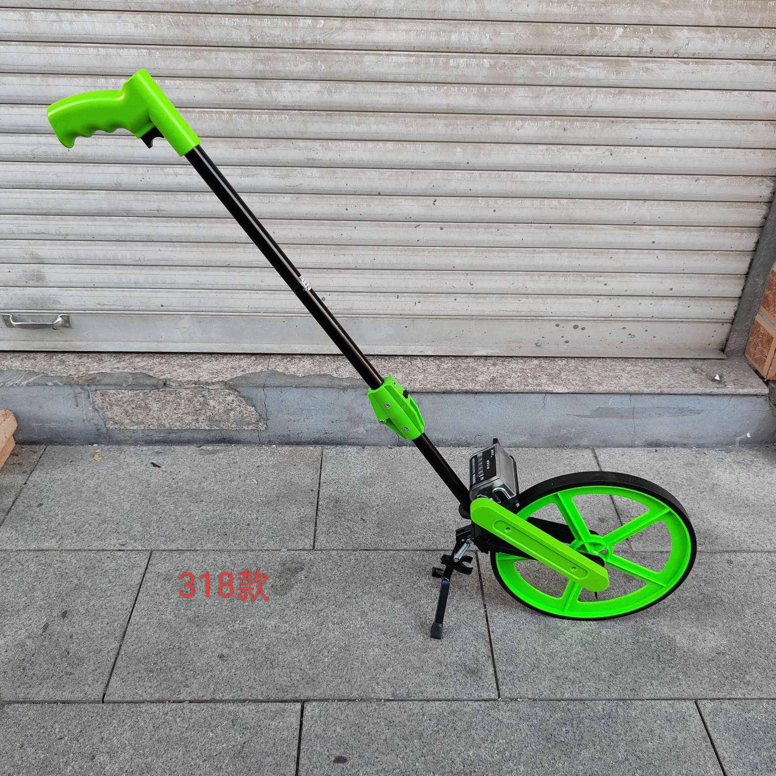 测距轮米数计数器电子数显机械折叠户外工程手推滚尺推尺测量细节图