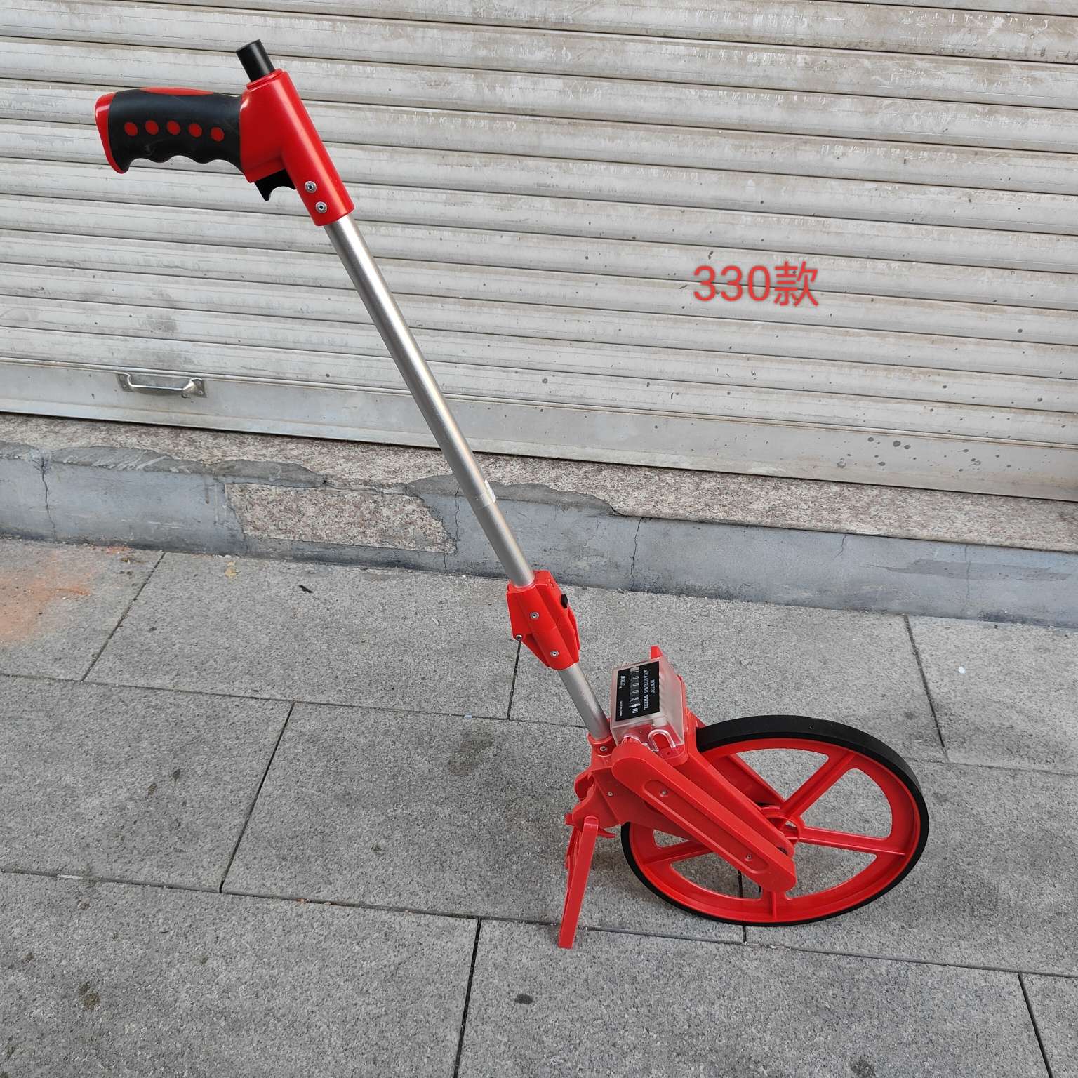 测距轮米数计数器电子数显机械折叠户外工程手推滚尺推尺测量详情图8