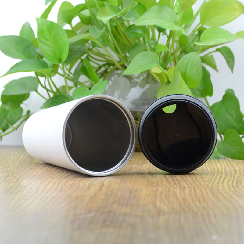 Portable coffee cup with heat insulation cover, travel cup, shock-resistant car straight conical cup details Picture