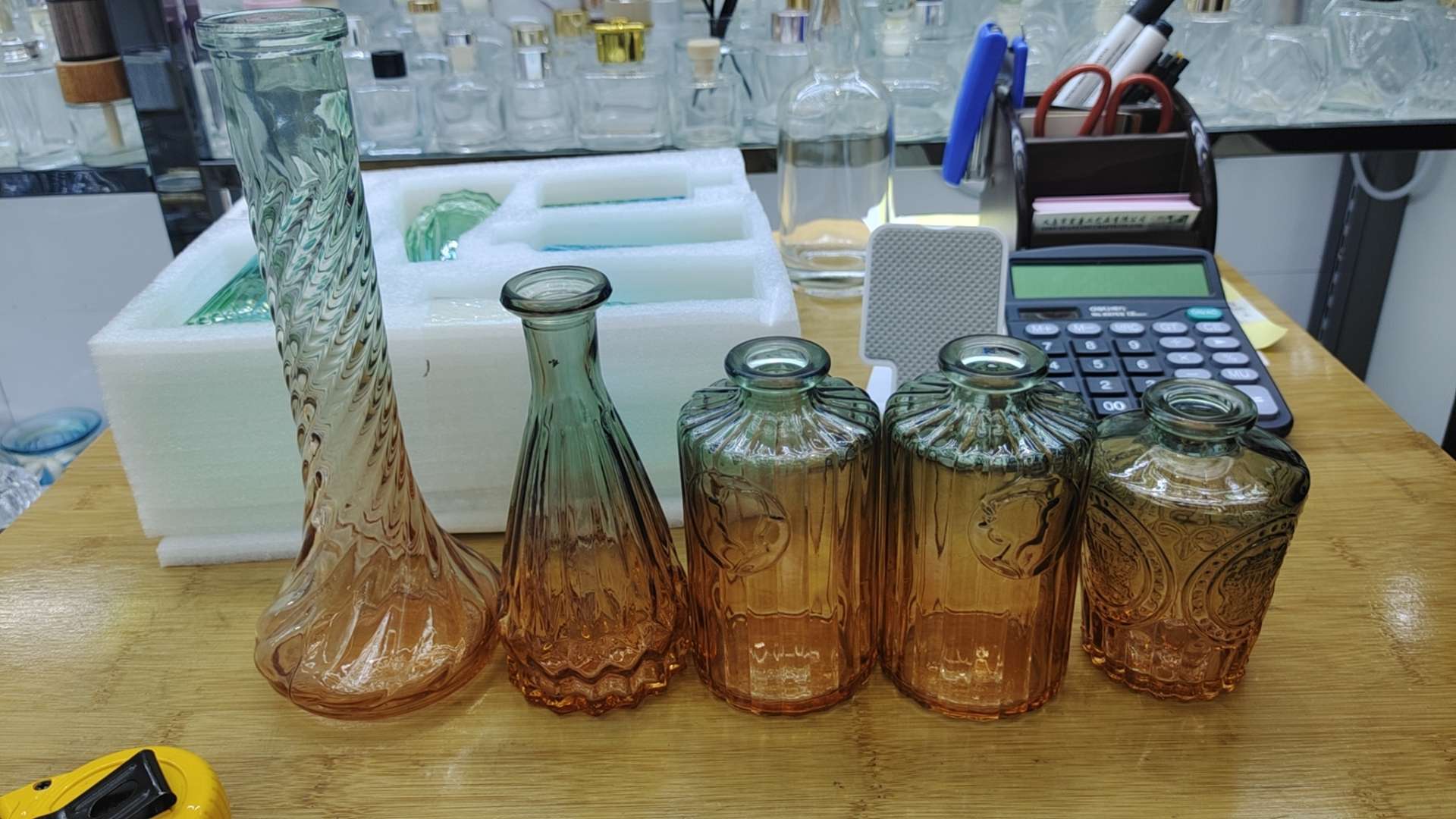 玻璃玻璃瓶玻璃花瓶小摆件宾馆用品日用百货详情图2