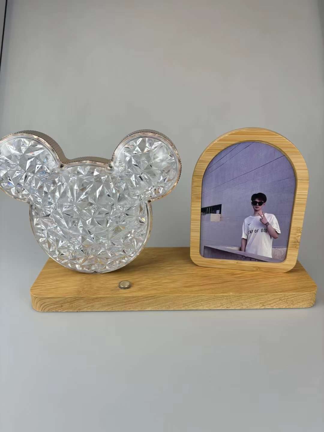 New cross-border decorative table lamp, ambient lamp, bedside lamp with a girlish heart, romantic bedroom table lamp, creative table lamp, night lamp detail image 4