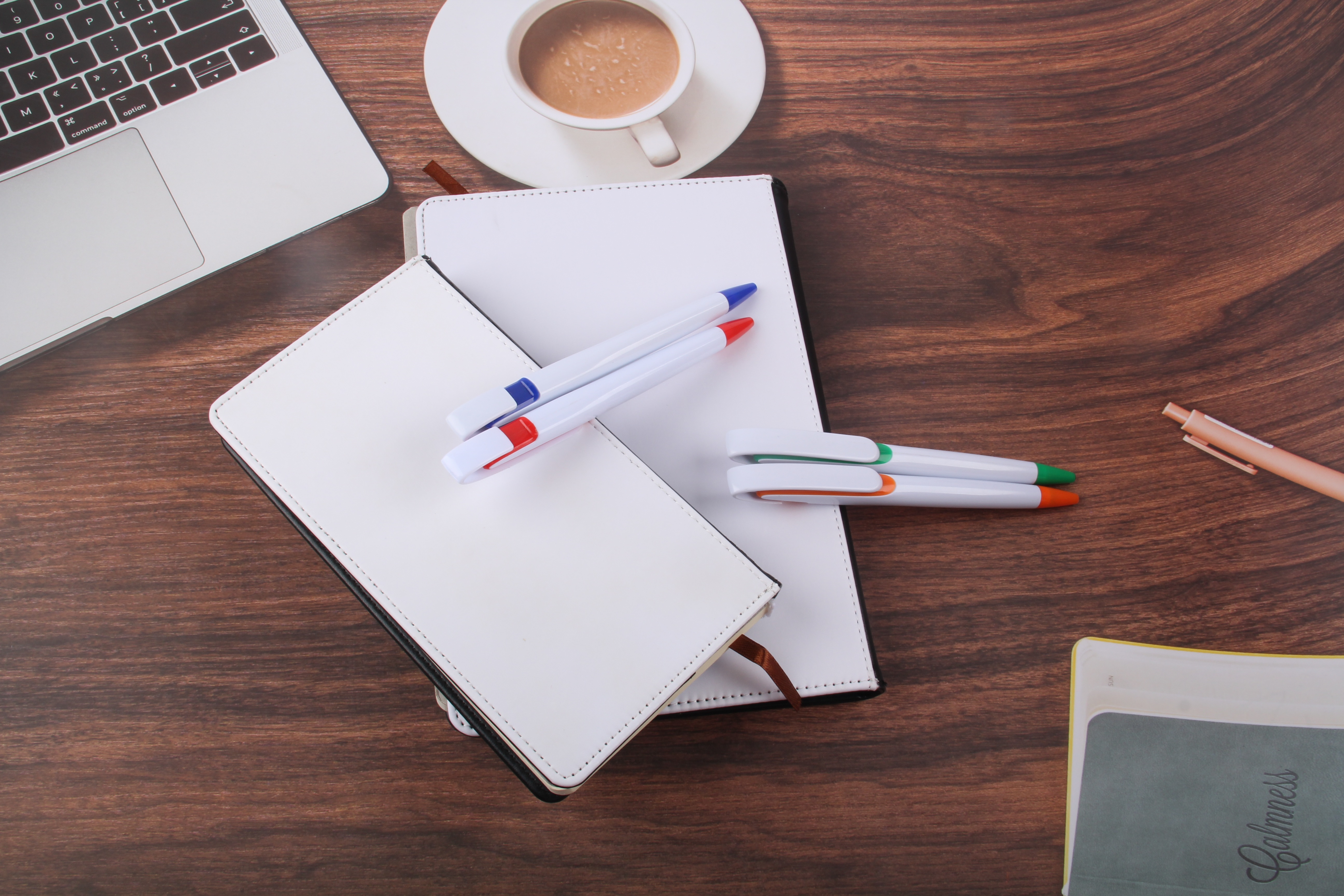 Heat transfer business pu leather notebook, stationery, simple gift, diary, hardcover office notebook, custom logo details Picture