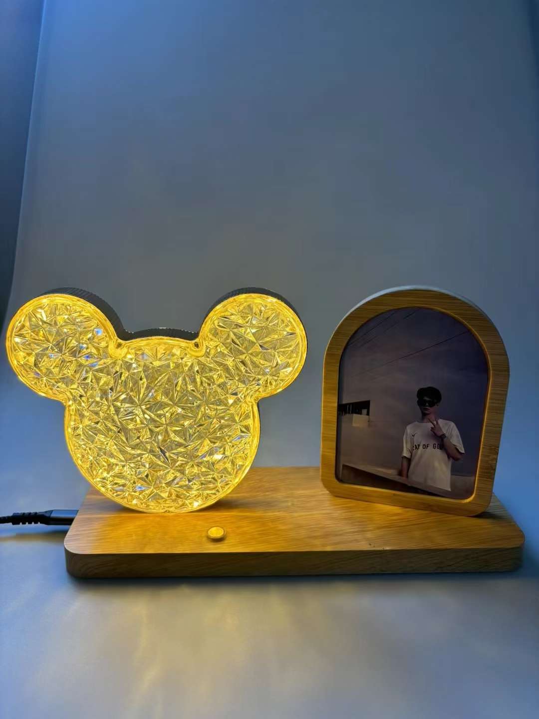 New cross-border decorative table lamp, ambient lamp, bedside lamp with a girlish heart, romantic bedroom table lamp, creative table lamp, night lamp detail image 8