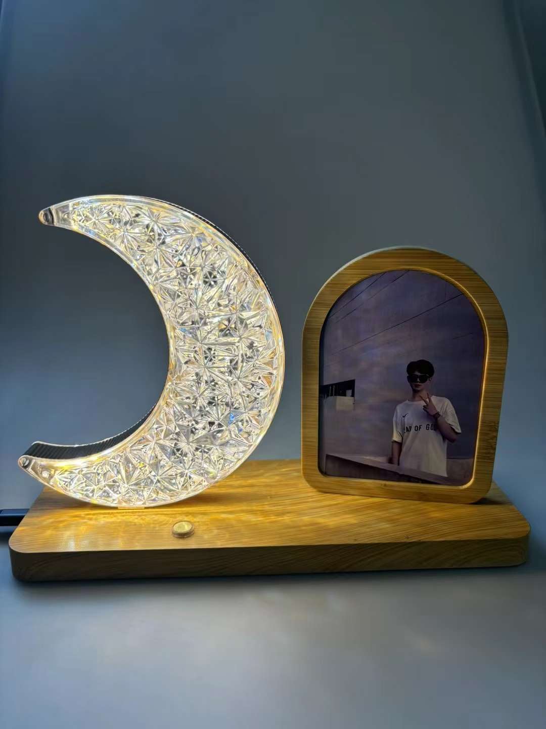 New cross-border decorative table lamp, ambient lamp, bedside lamp with a girlish heart, romantic bedroom table lamp, creative table lamp, night lamp detail image 5