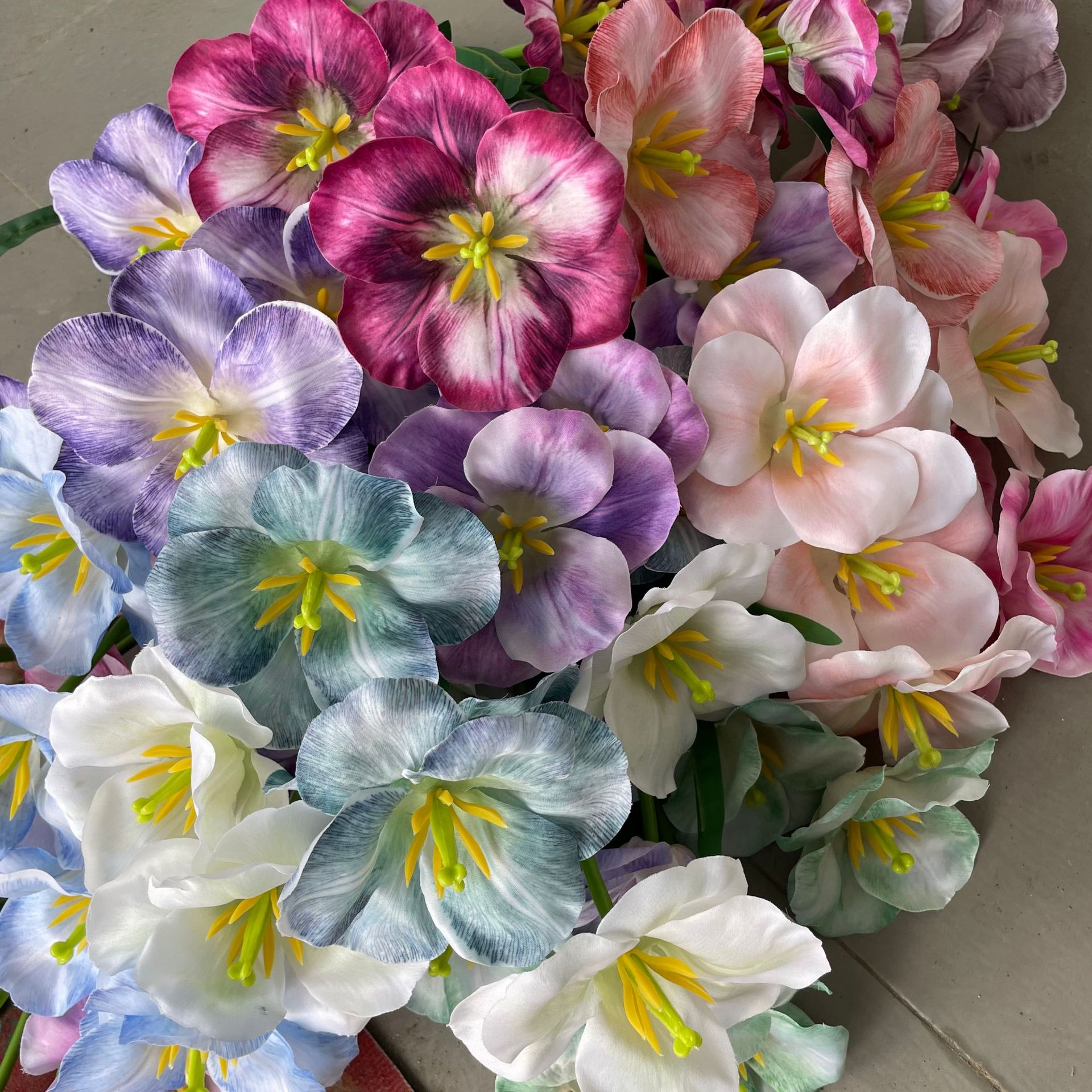 3D打印开花大郁金香仿真花家居装饰摆件婚庆造景花艺插花花材批发厂家直销批发