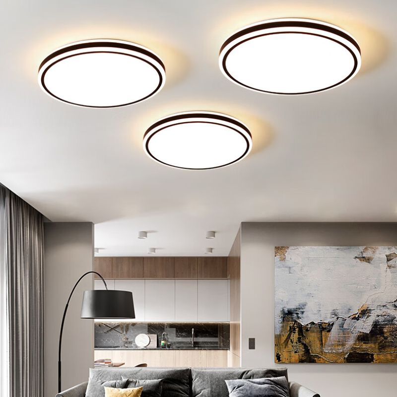 Oupu Lighting 2024 model Living Room, Bedroom, dining Room, living room ceiling, Bedroom, led sanitary black spy Shadow, 60cm stepless remote control, 96-wa details Picture