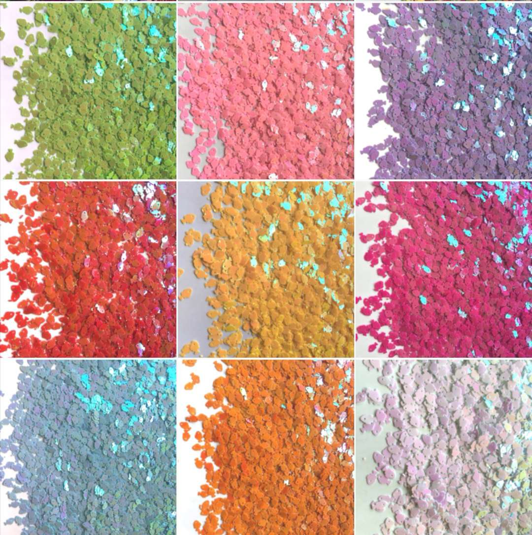 4毫米亮片珠片，美甲小装饰品，幼儿DIY手工配件，工艺品饰品，装饰品配件，500克每包白底实物图