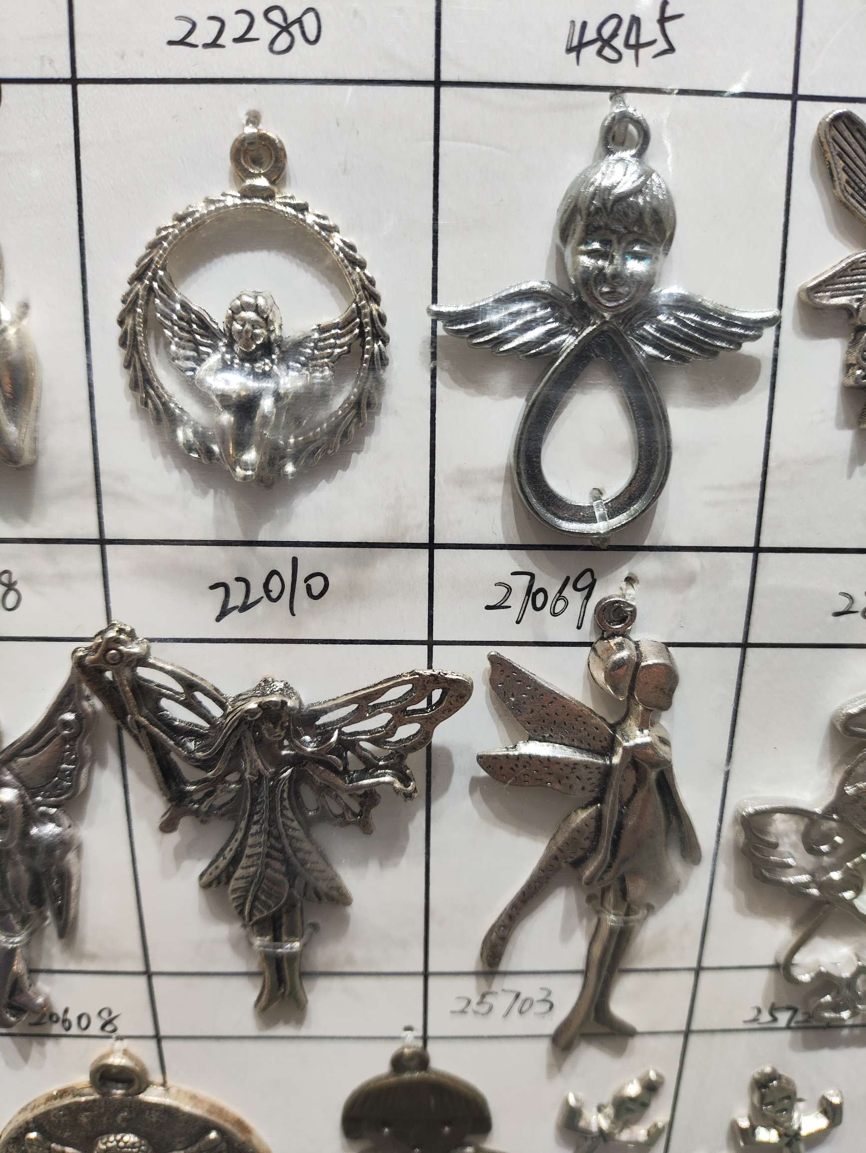Zinc alloy jewelry accessories, zinc alloy jewelry accessories, angel jewelry accessories, blind box set, diy jewelry accessories set, DIY handmade jewelry material package, creative and personalized jewelry accessories creation Specification image