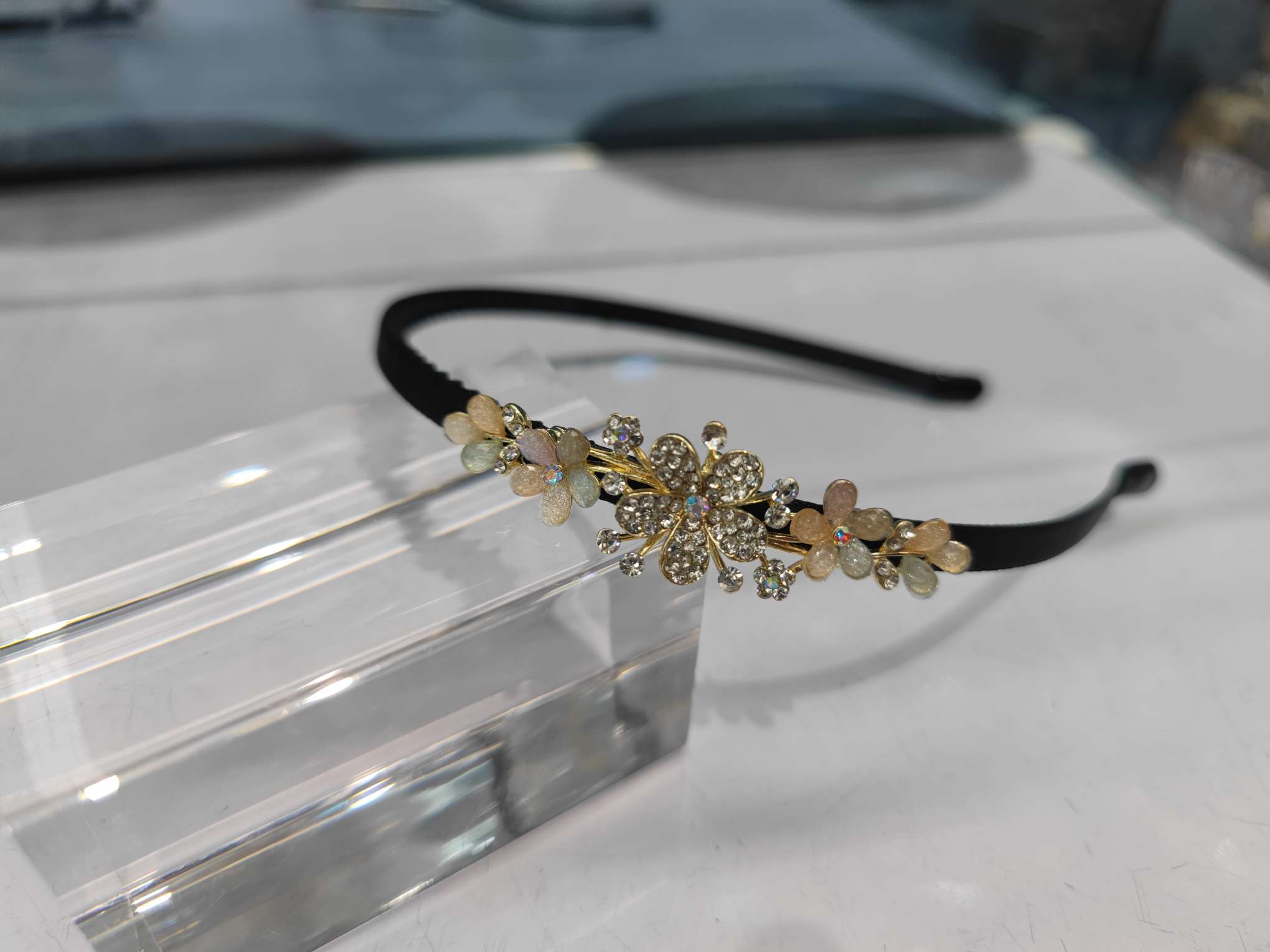 儿童彩色假发饰品 发饰头饰 女性布艺头饰 中式发梳头饰 儿童可爱头饰 时尚潮流头饰详情图3