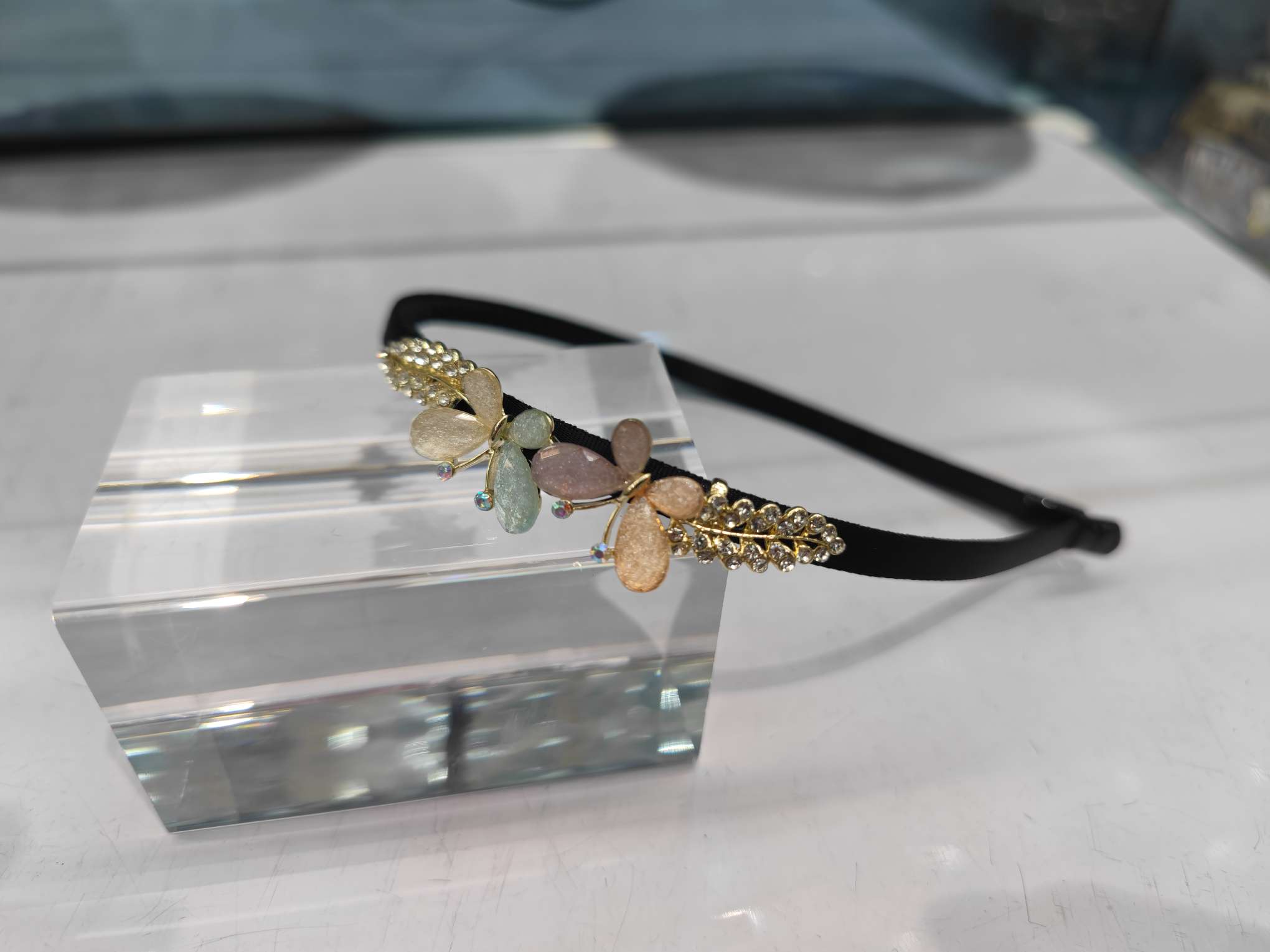 儿童彩色假发饰品 发饰头饰 女性布艺头饰 中式发梳头饰 儿童可爱头饰 时尚潮流头饰详情图5