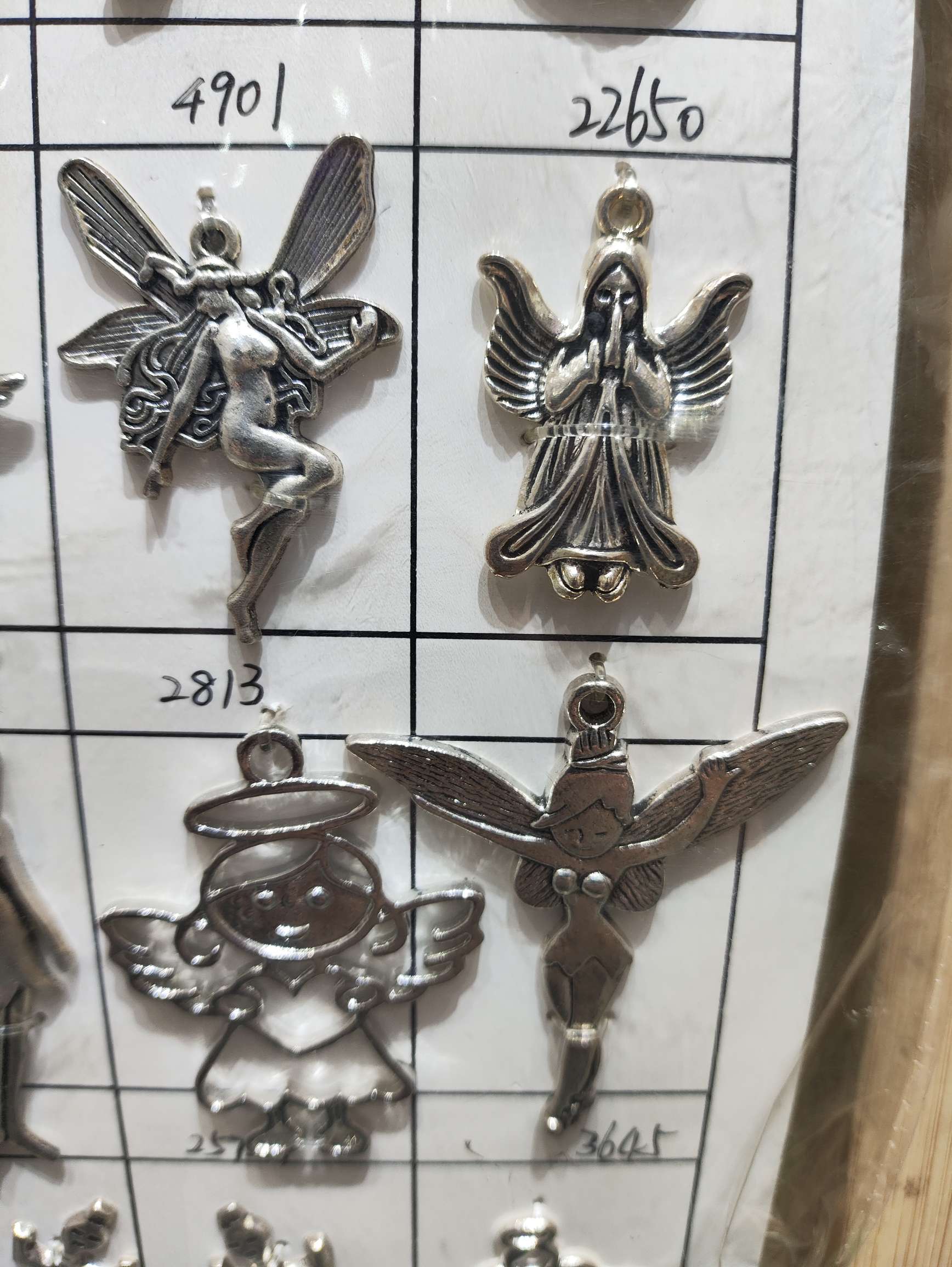 Zinc alloy jewelry accessories, zinc alloy jewelry accessories, angel jewelry accessories, blind box set, diy jewelry accessories set, DIY handmade jewelry material package, creative and personalized jewelry accessories creation details Picture