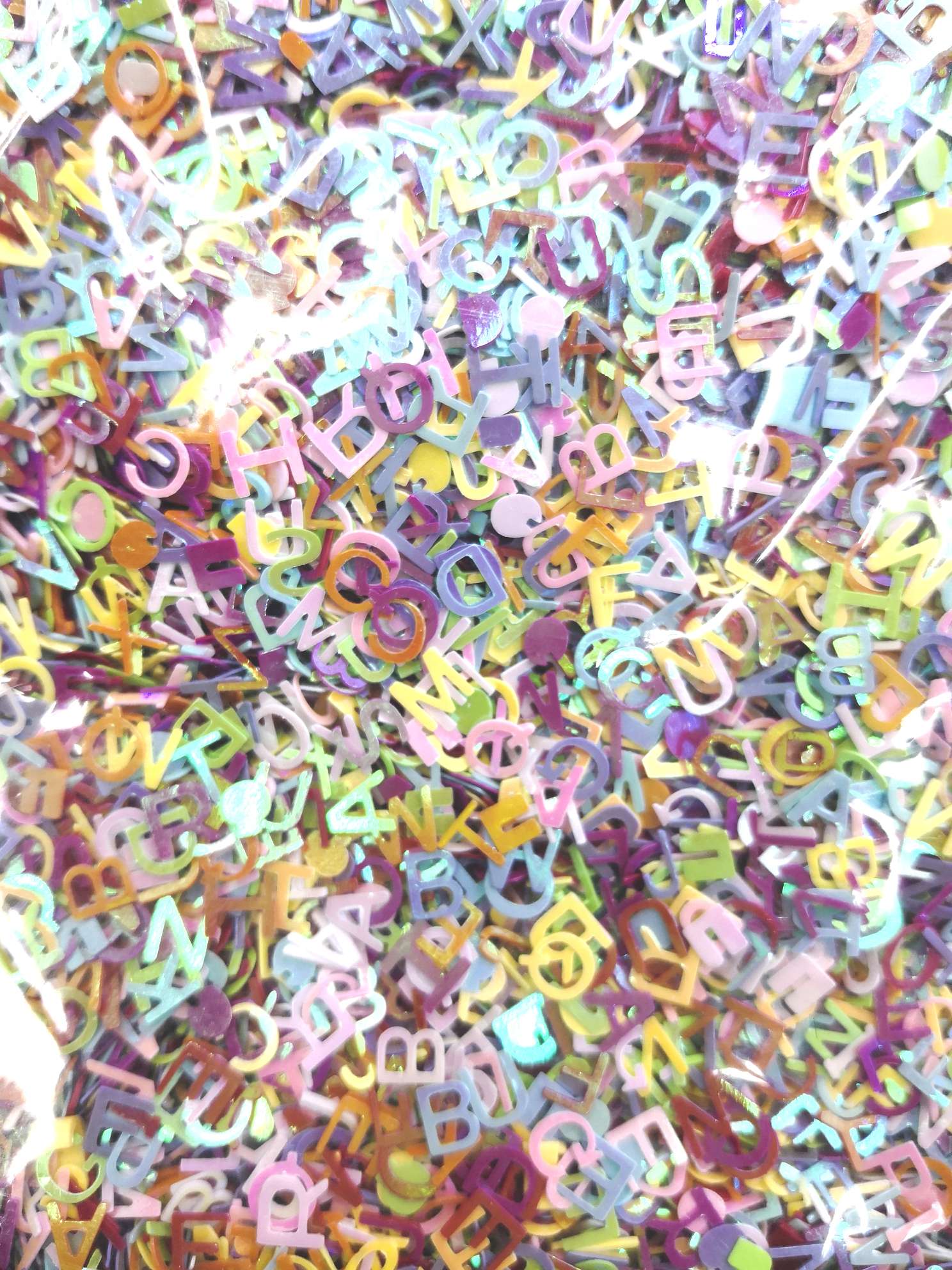 4毫米亮片珠片，美甲小装饰品，幼儿DIY手工配件，工艺品饰品，装饰品配件，500克每包详情图8