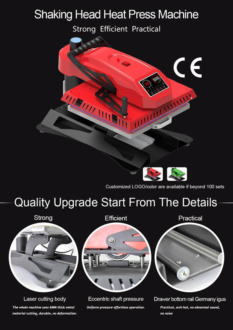 Heat transfer high-pressure oscillating hot stamping machine, heat transfer machine equipment, DIY clothing T-shirt number hot stamping machine, logo hot stamping machine details Picture