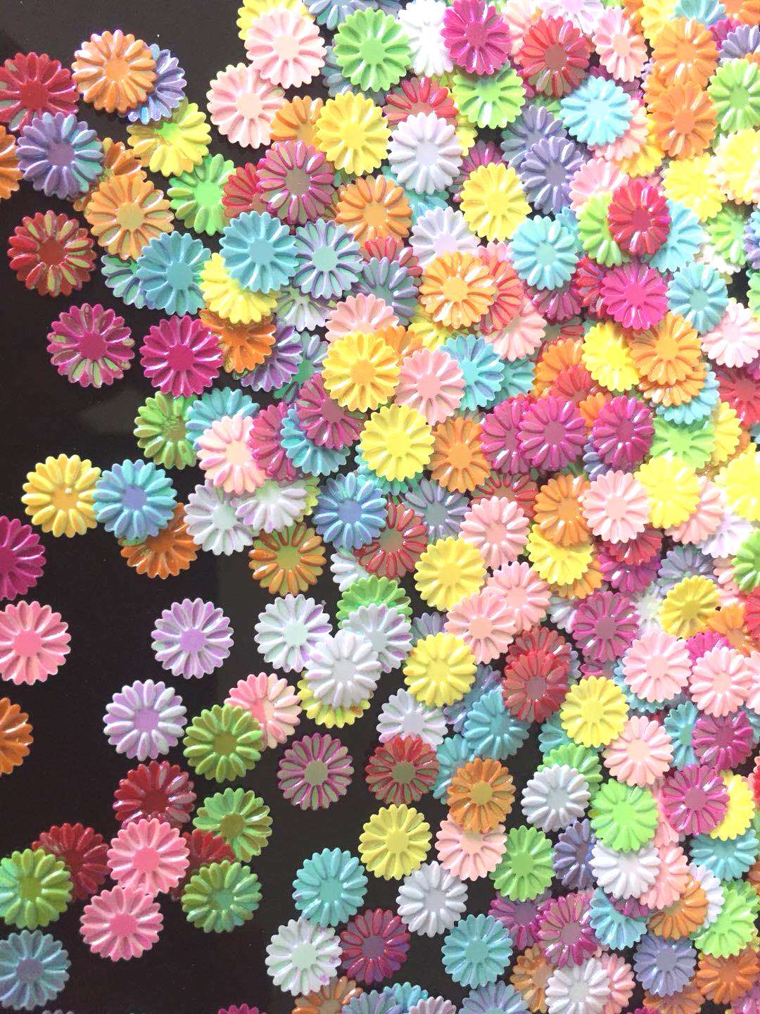 混色美人鱼亮片珠片，幼儿DIY配件小装饰，圣诞，饰品，工艺品装饰配件，500克每包详情图6