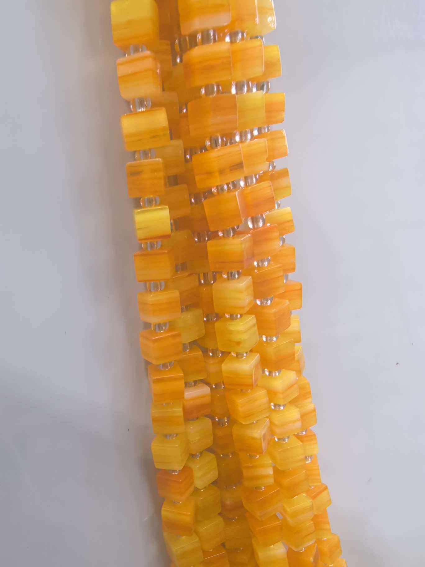 网络爆款意大利方糖琉璃6x6x6mm人工琉璃千花琉璃DIY饰品配件厂家直销饰品配件产品图