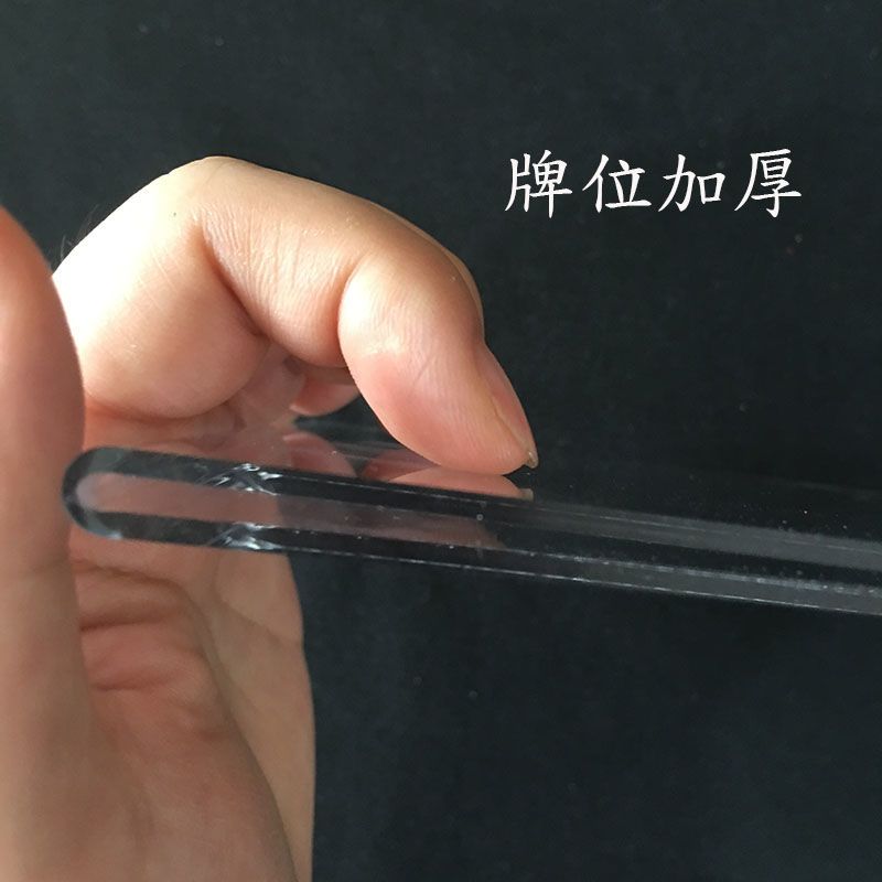 Acrylic memorial tablet stand, a sliding double-sided transparent crystal stand for Buddhist halls and temples, is a product for worship in temples detail image 3