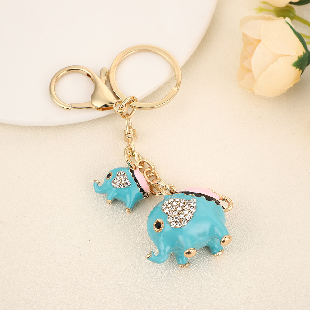 Keychains, special alloy elephant craftsmanship from Xishuangbanna, Yunnan, Thai souvenirs, small gifts Specification image