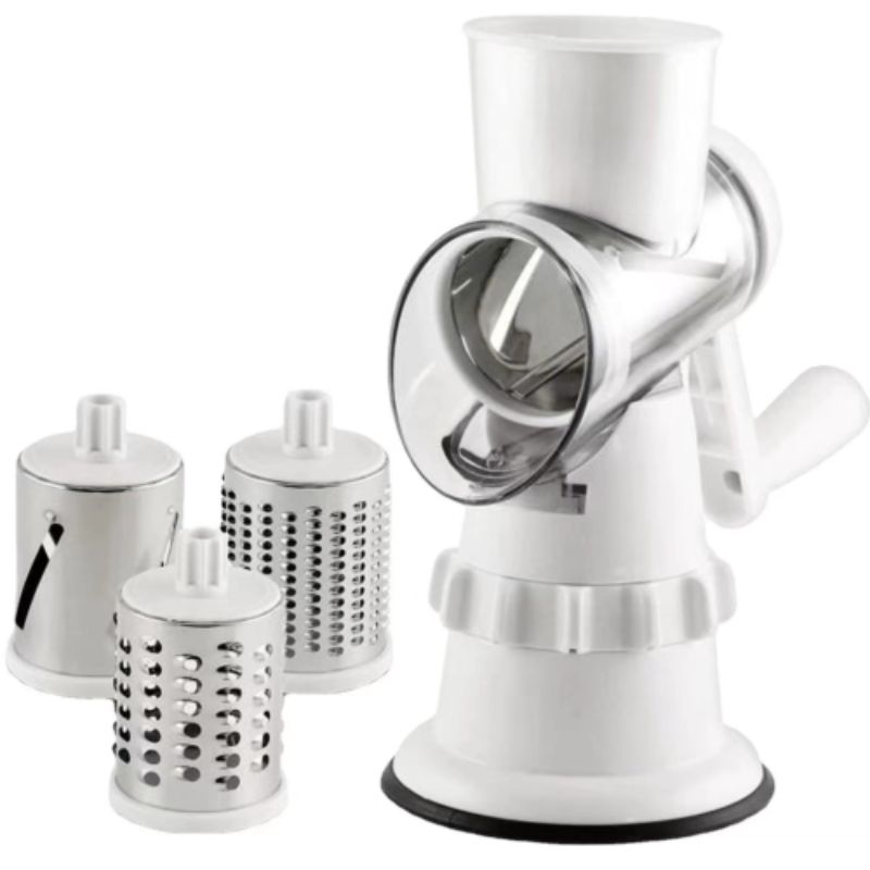 Hand-cranked vegetable slicer, slicer and grater, multi-functional kitchen fruit vegetable slicer, potato shreds and vegetable slices