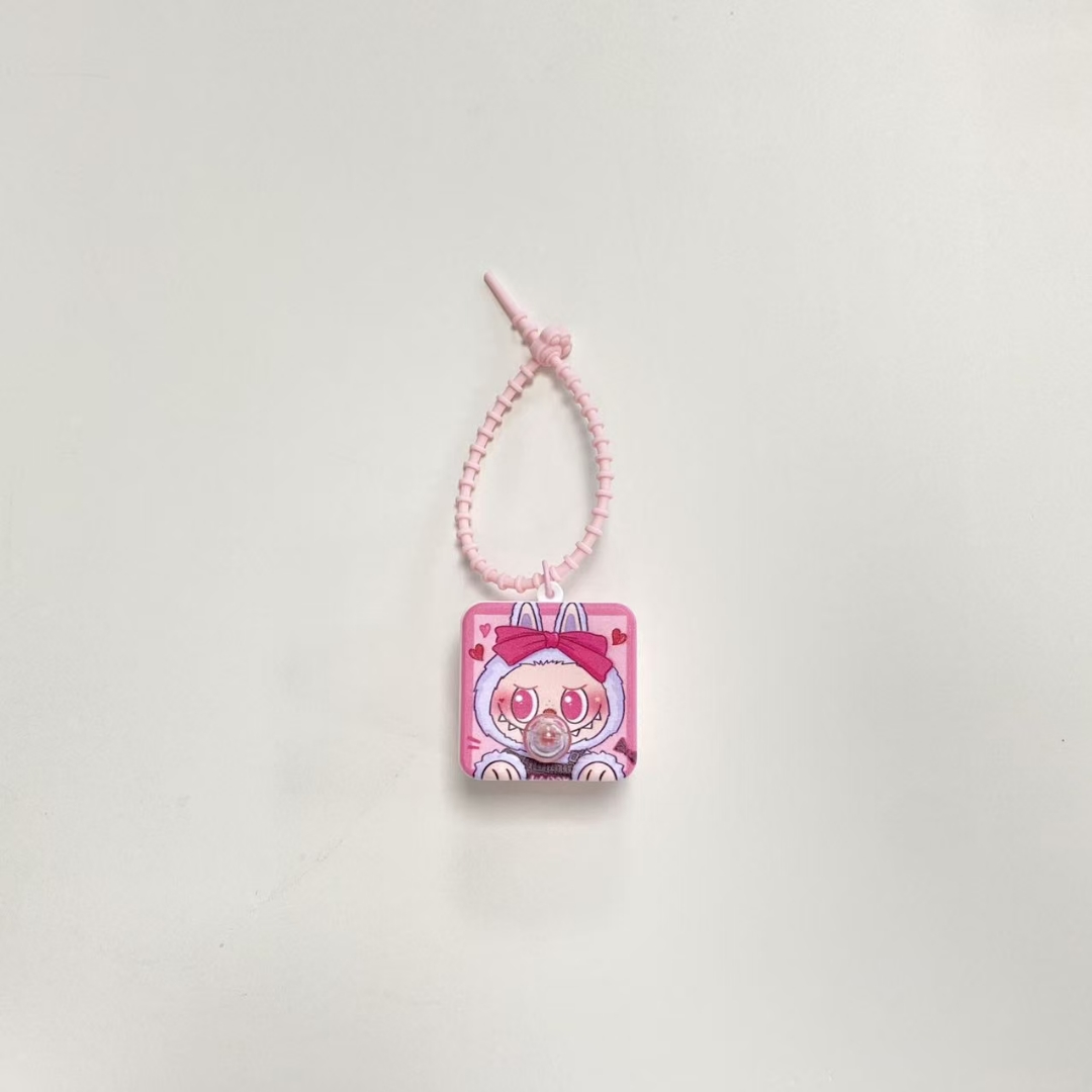 新款卡通趣味解压泡泡娃钥匙扣男女包包汽车挂件钥匙链创意小礼品批发详情图3