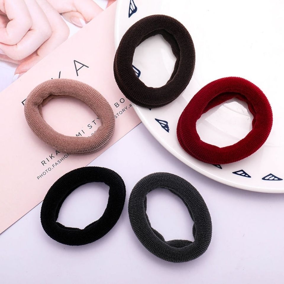 韩版饰品发圈/成人皮筋批发/儿童头绳细节图