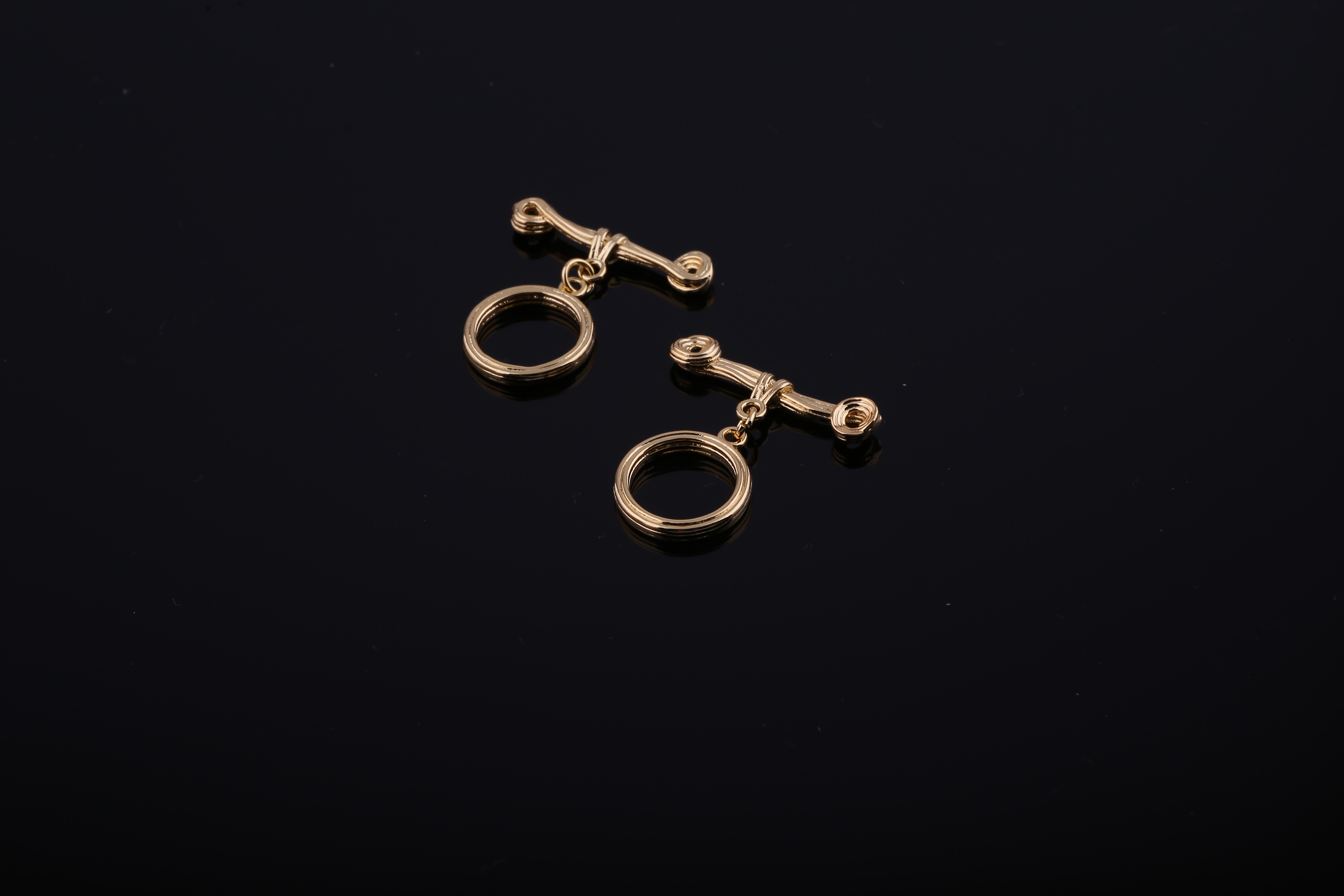 OT buckle pure copper real gold electroplated bracelet necklace connecting buckle DIY jewelry accessory TO rod jewelry finishing pic 4