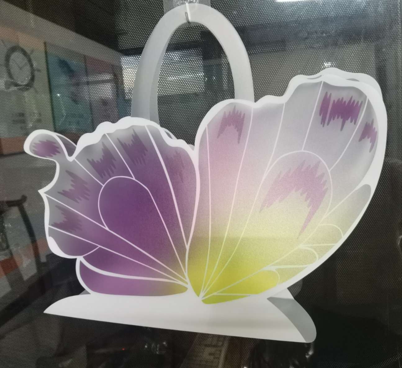 Cross-border butterfly flower handbag Specification image